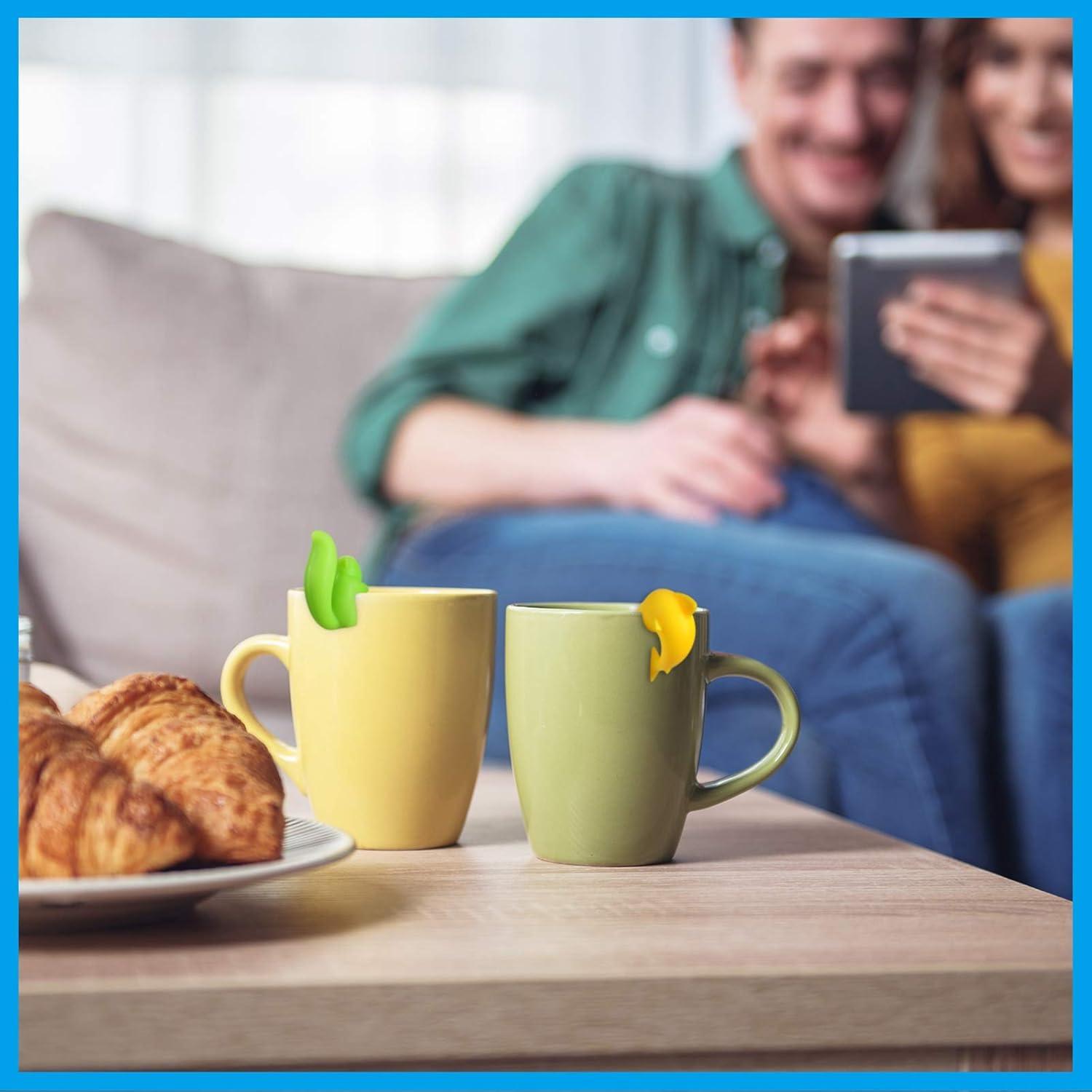 Soportes para Bolsas de Té Boao - 36 Piezas Silicona Colorida