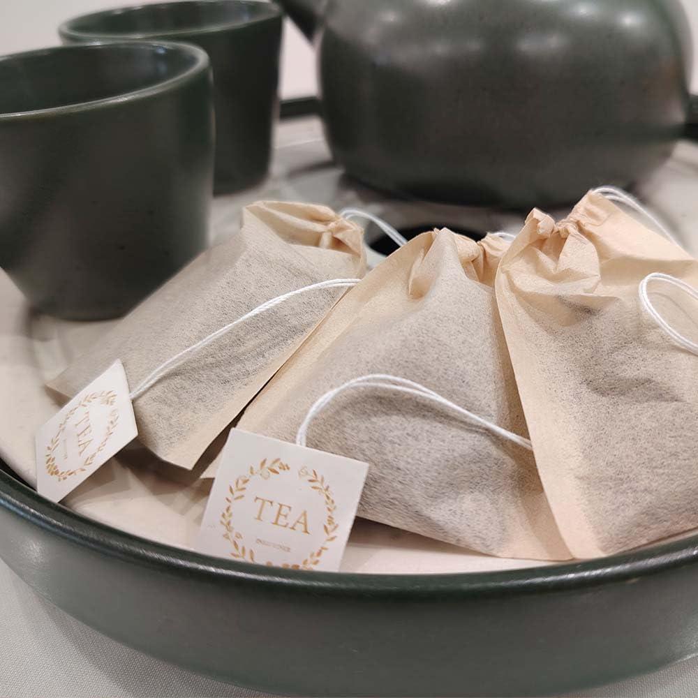 Bolsas de Té Desechables Insiswiner 100 Unidades 11.94x9.91cm