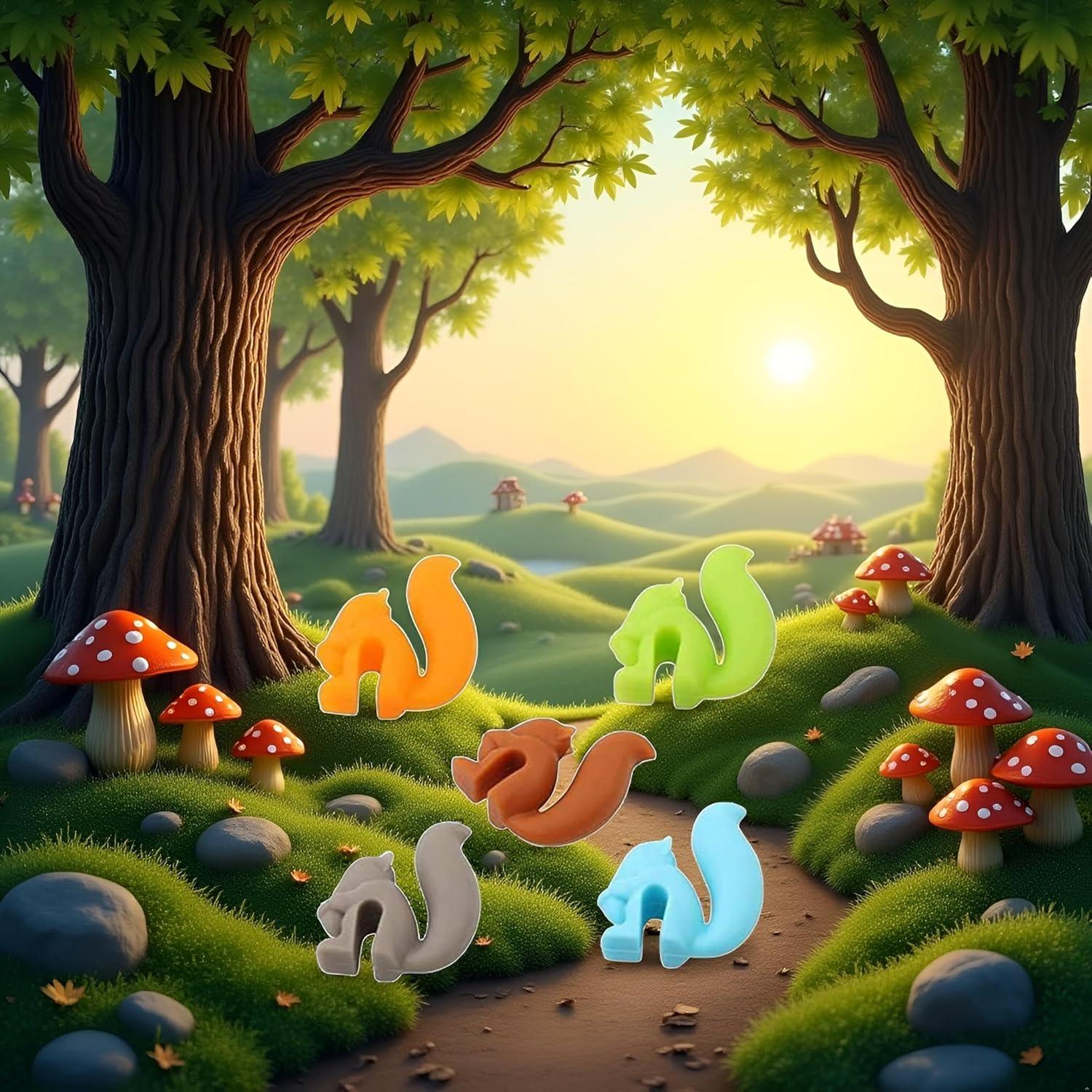 Set de 20 Soportes para Bolsa de Té Silicona Ardilla Jinshining