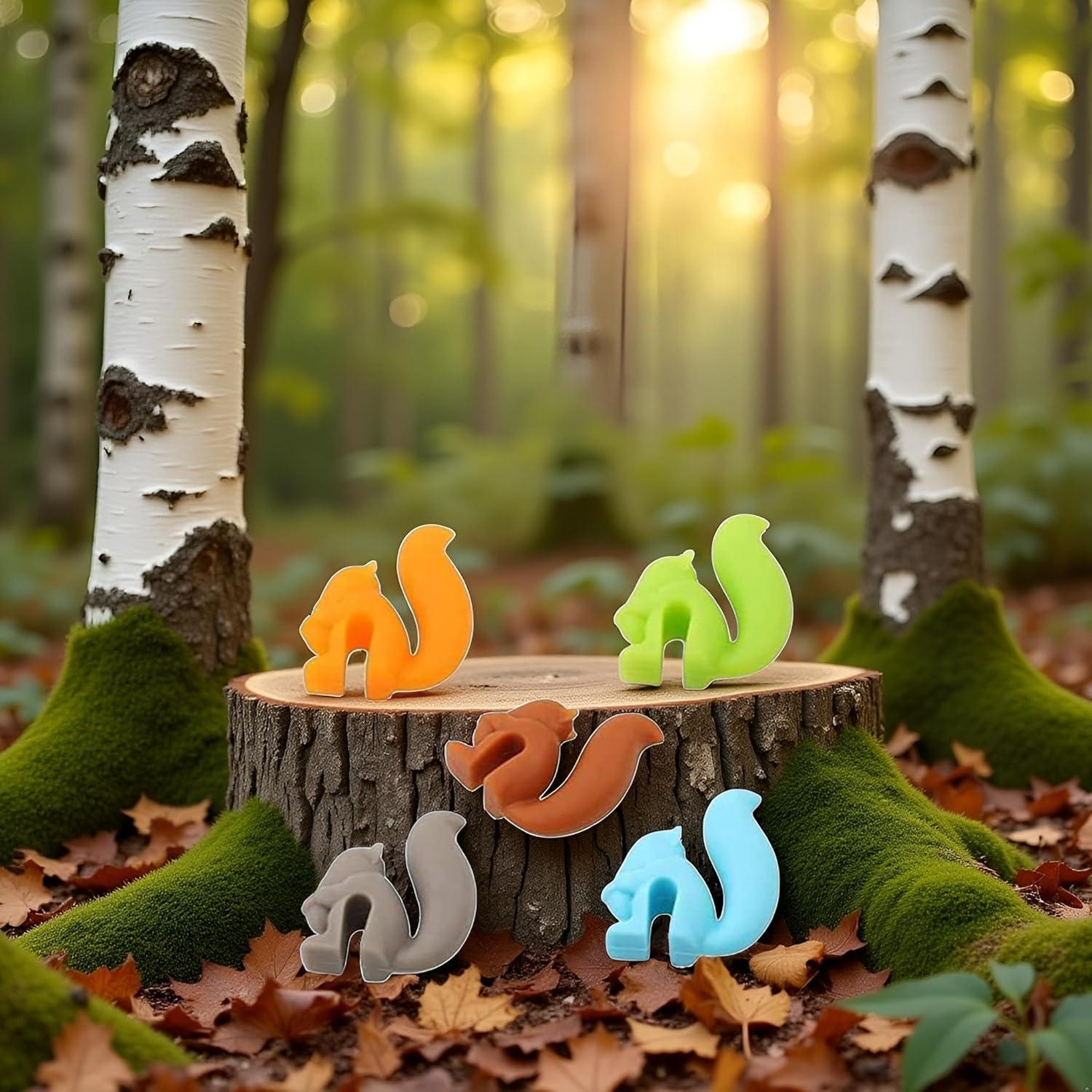 Set de 20 Soportes para Bolsa de Té Silicona Ardilla Jinshining