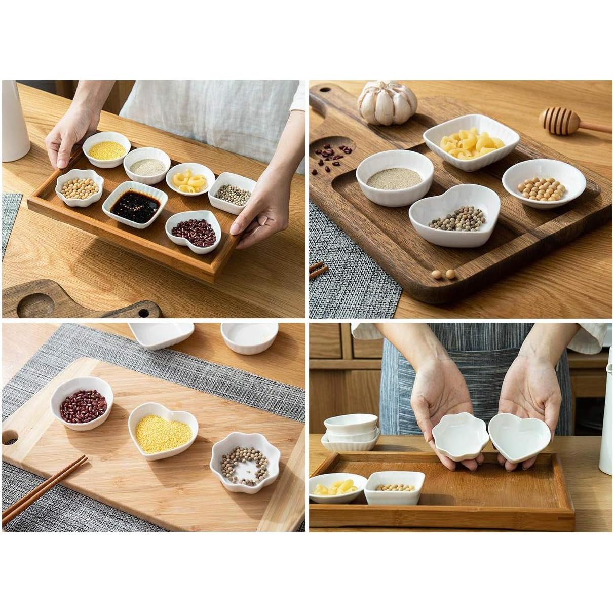 Platos de Cerámica Corazón DS. Estilo Distintivo - 4 Piezas