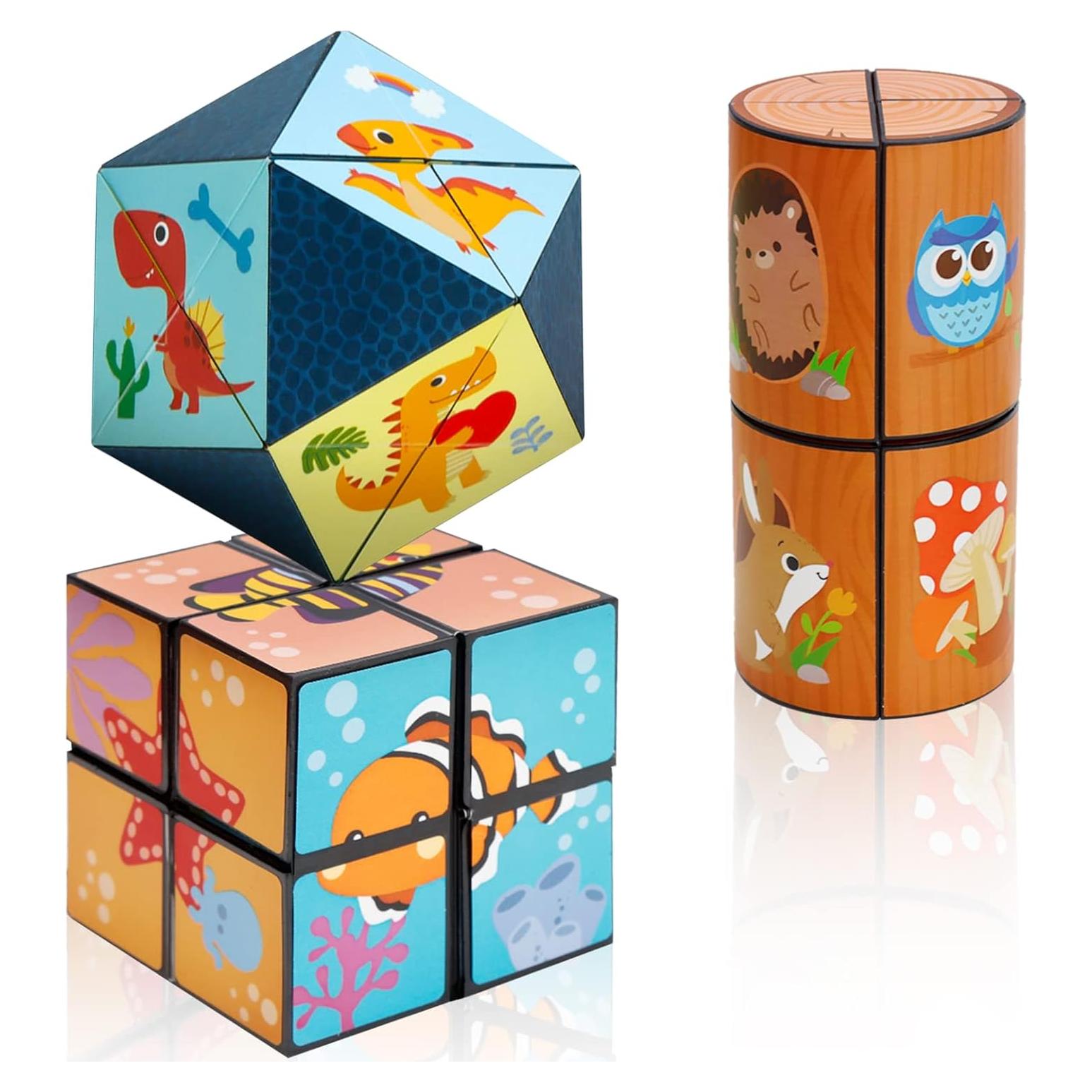 Juego de Cubos Mágicos Yoshimoto 3 Temas para Niños y Adultos