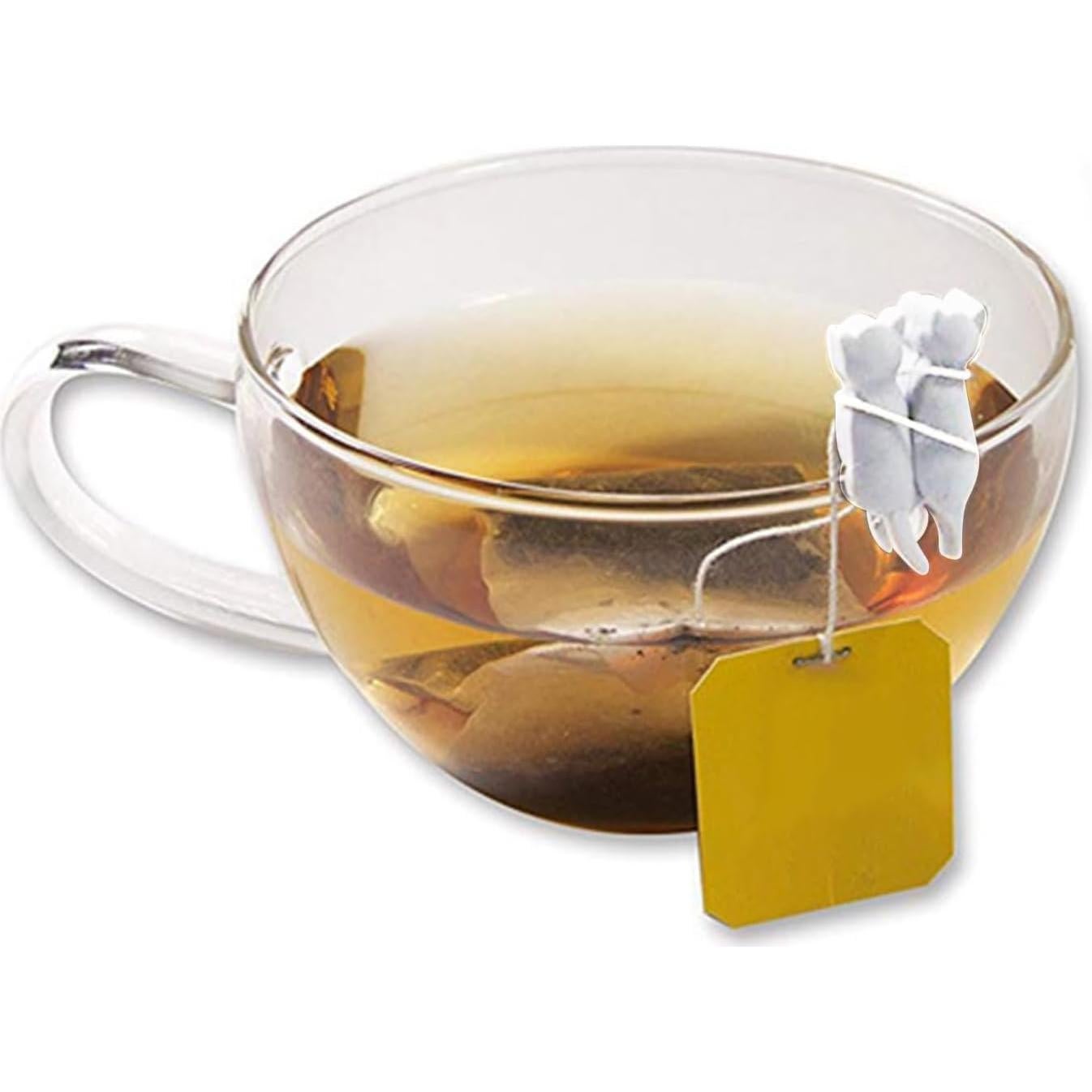 Juego de 6 Clips de Silicona para Bolsas de Té Wentoenapp Gato