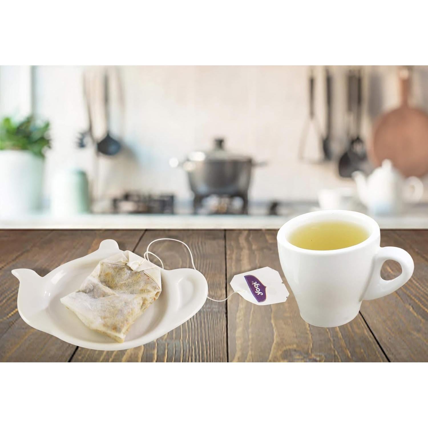 Soporte para Cucharas de Té HOME-X Cerámica Blanca 12.7 cm