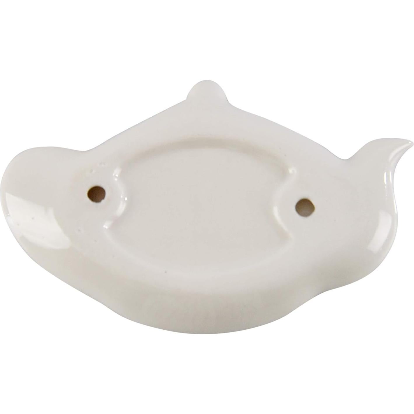 Soporte para Cucharas de Té HOME-X Cerámica Blanca 12.7 cm