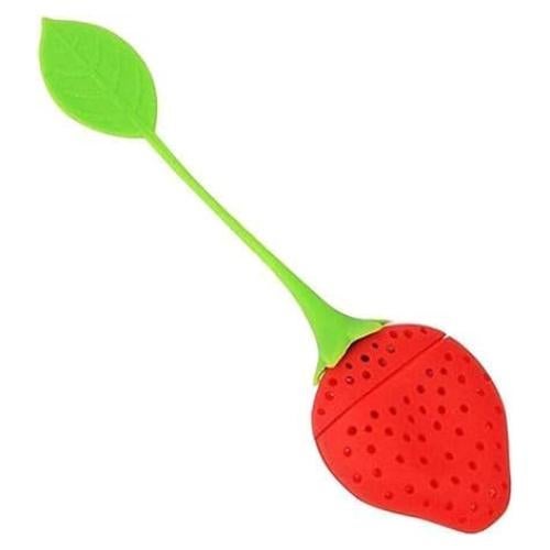Colador de Té en Silicona Rojo ZhangyiHot - Infusor Caracol