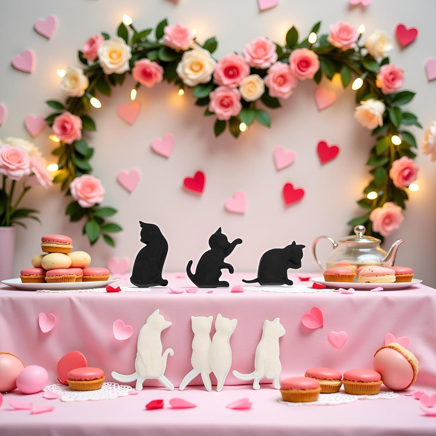 Juego de 6 Clips de Silicona para Bolsas de Té Zhuluck Gato