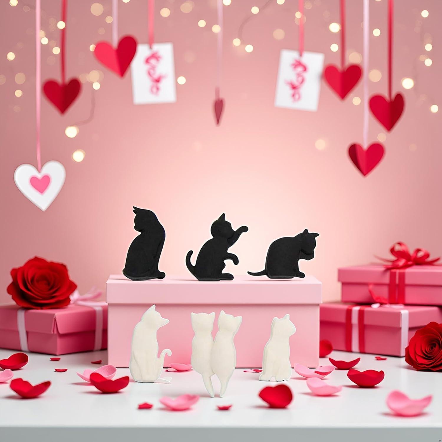 Juego de 6 Clips de Silicona para Bolsas de Té Zhuluck Gato