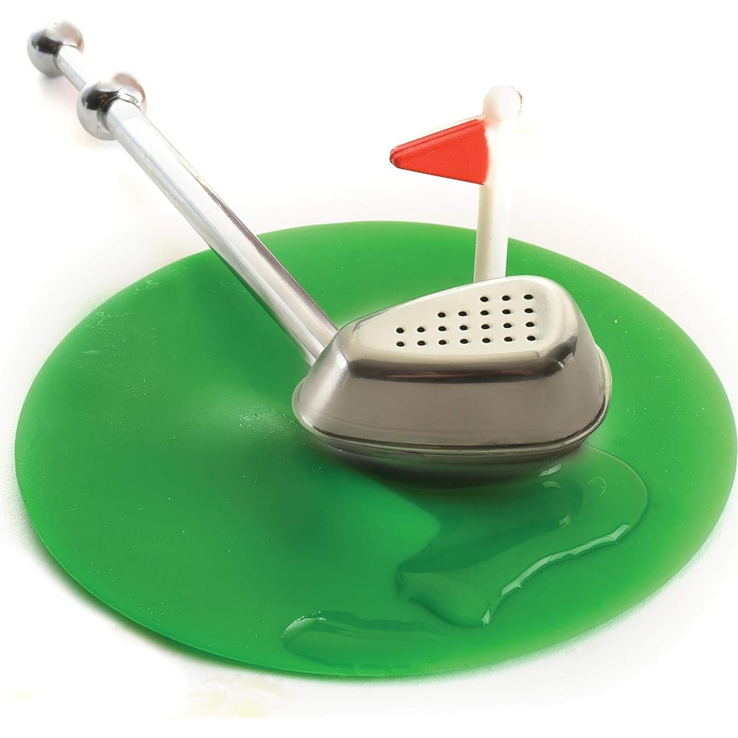 Infusor de té Norpro acero inoxidable palo de golf con tapa