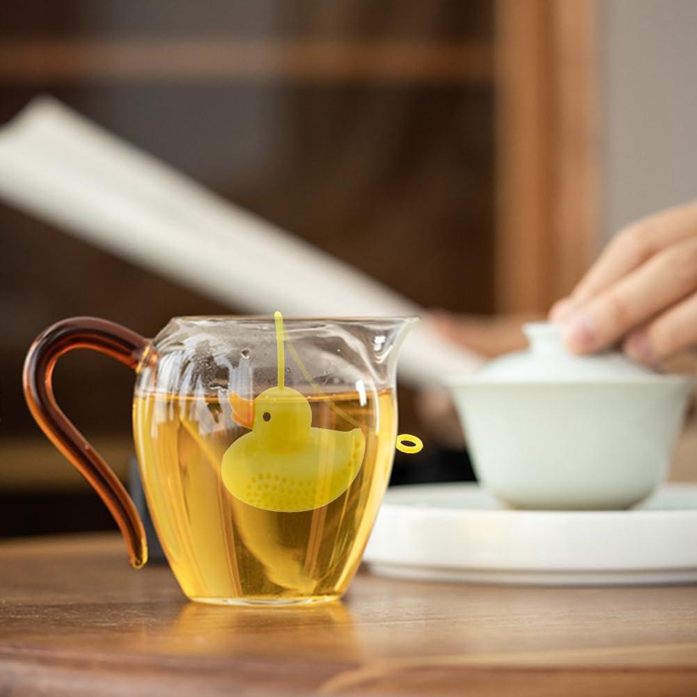 Infusor de Té de Silicona Capiant Patito Amarillo Reutilizable