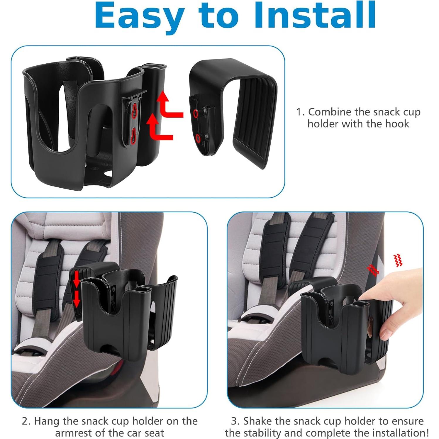 Soporte para Tazas de Niños Accmor AC8530 Negro Universal