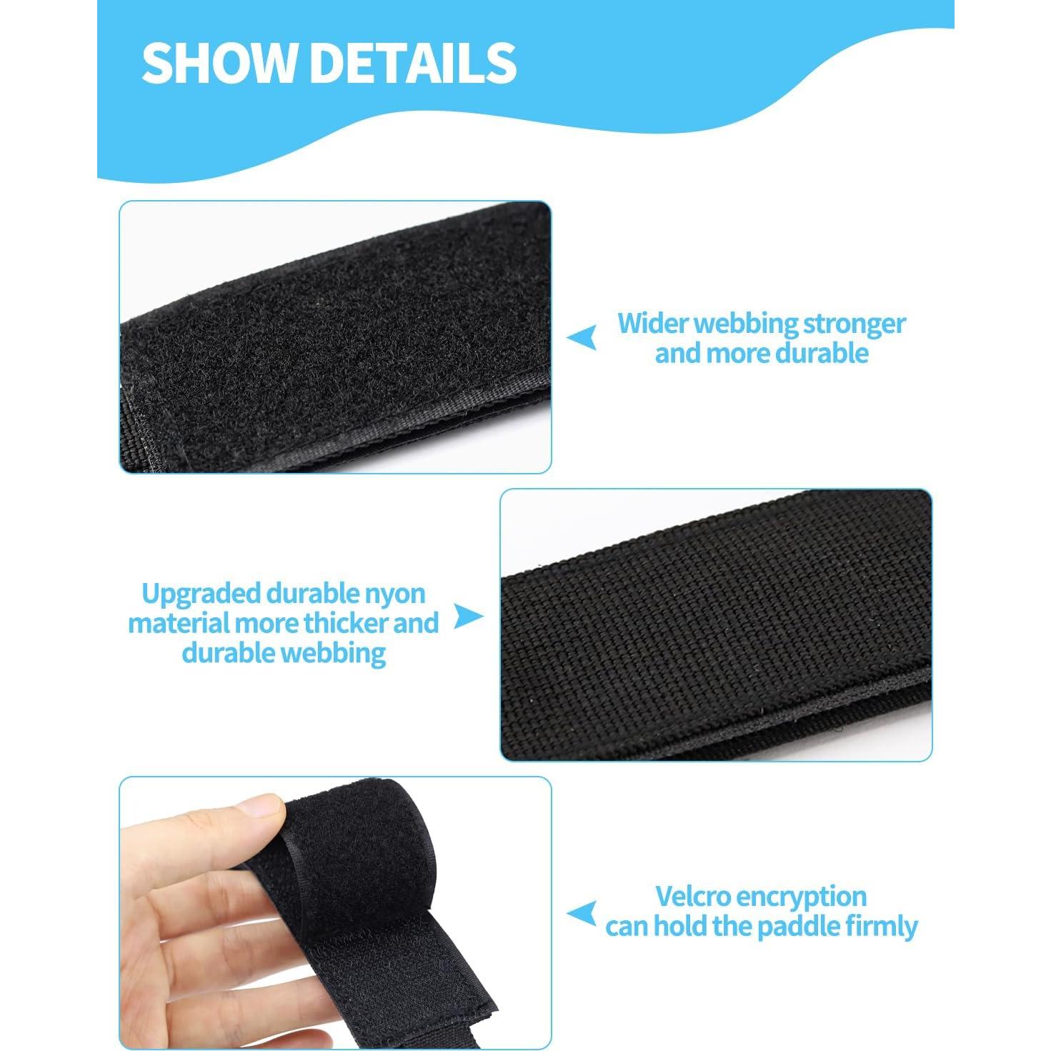 Soporte para Remo de Kayak Aecsze - 6 Clips Nylon Negro