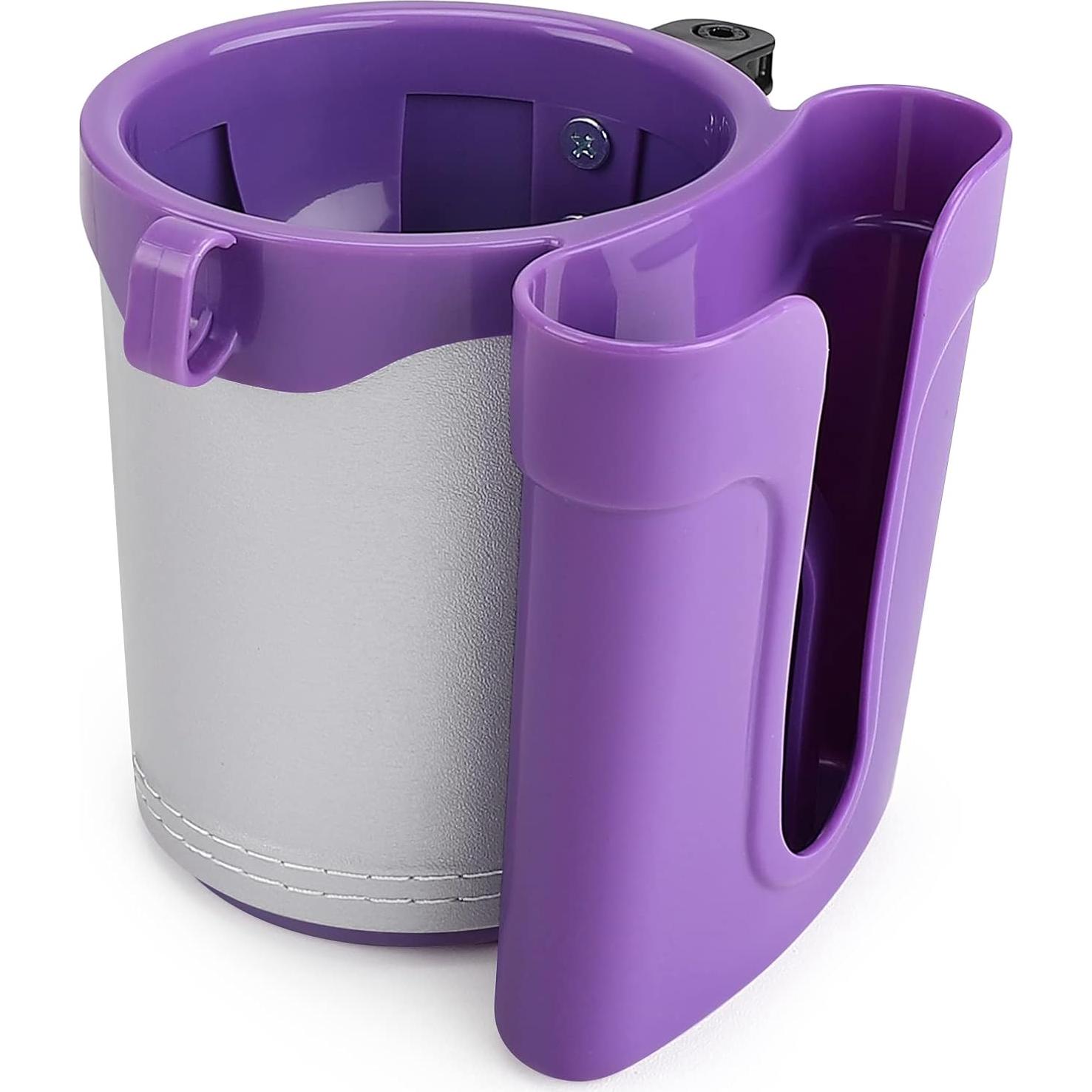 Soporte para Taza de Bicicleta Accmor 3 en 1 Gris Púrpura