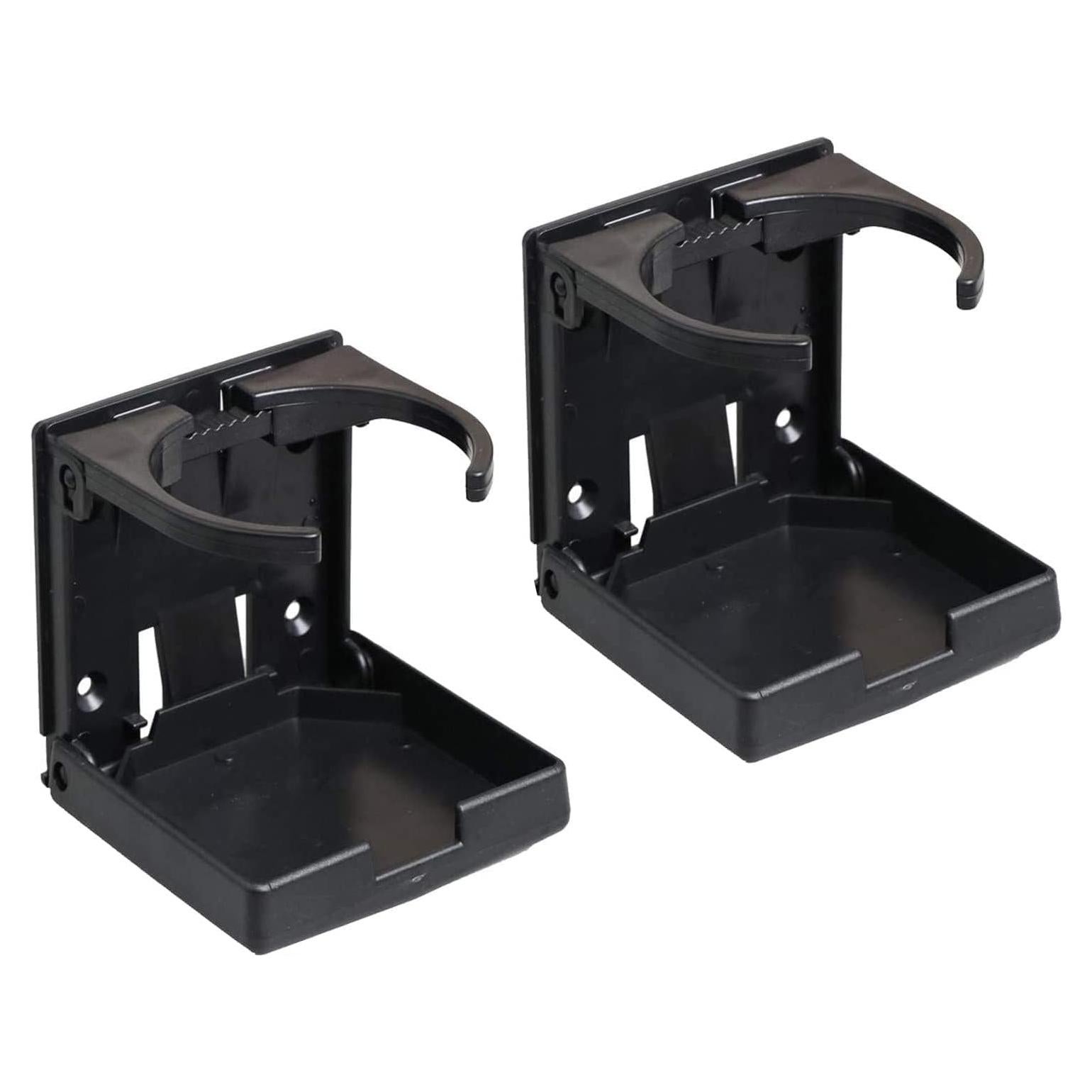 Soporte de Bebida Plegable WedFeir 2PCS Ajustable Negro