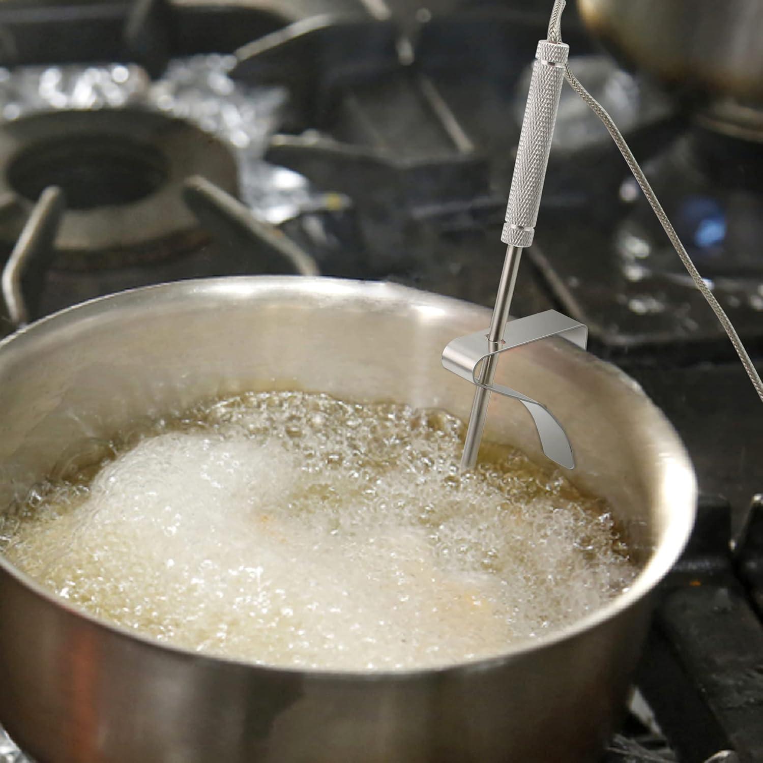 Soporte Clip Acero Inoxidable ThermoPro para Freidora 2pcs