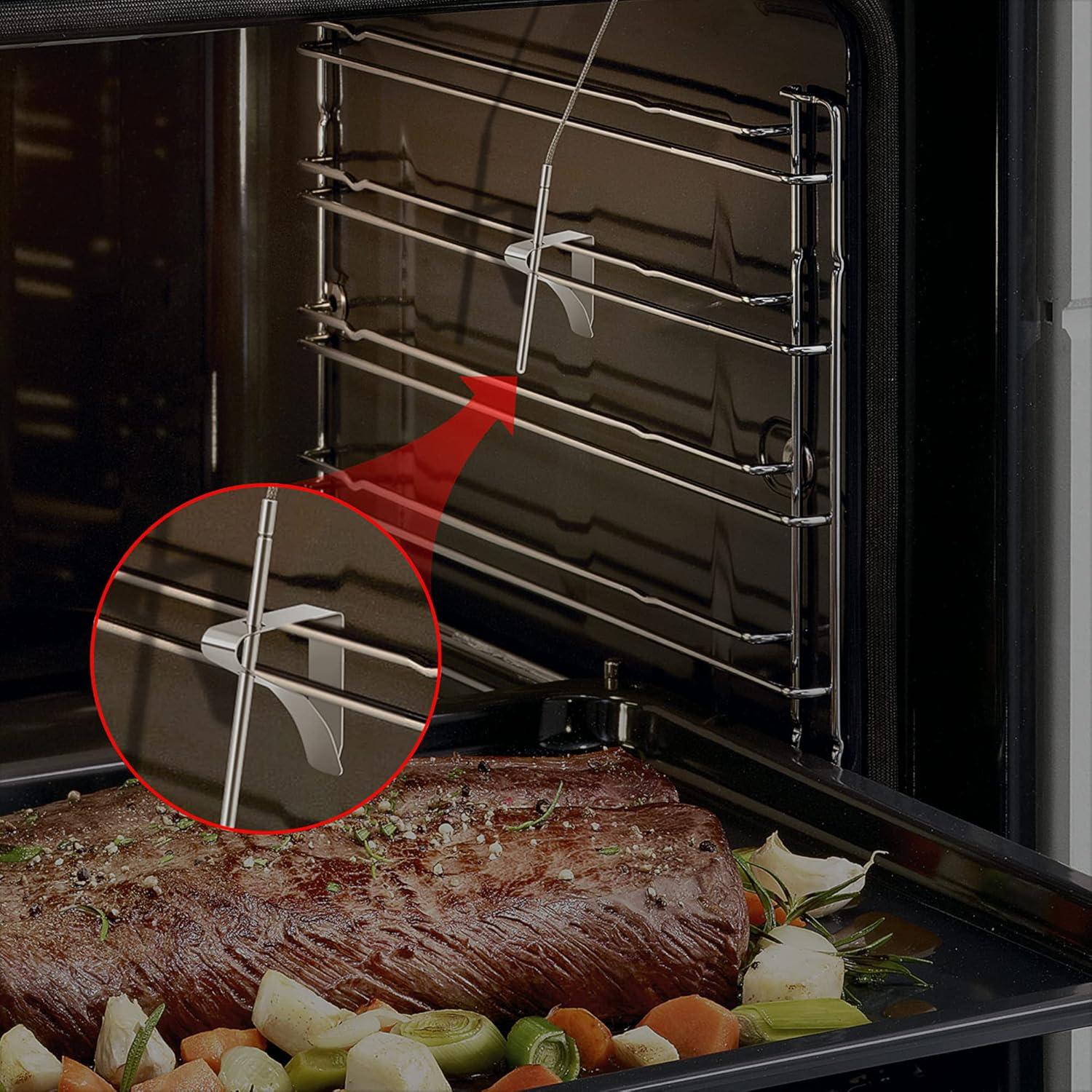 Soporte Clip Acero Inoxidable ThermoPro para Freidora 2pcs