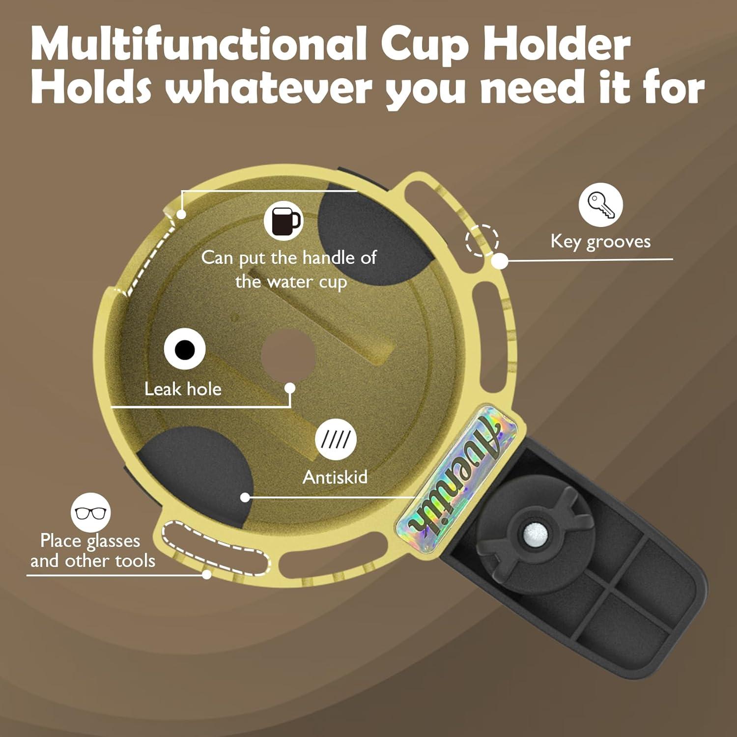 Soporte para Taza de Escritorio EDSRDUX Amarillo Mediano