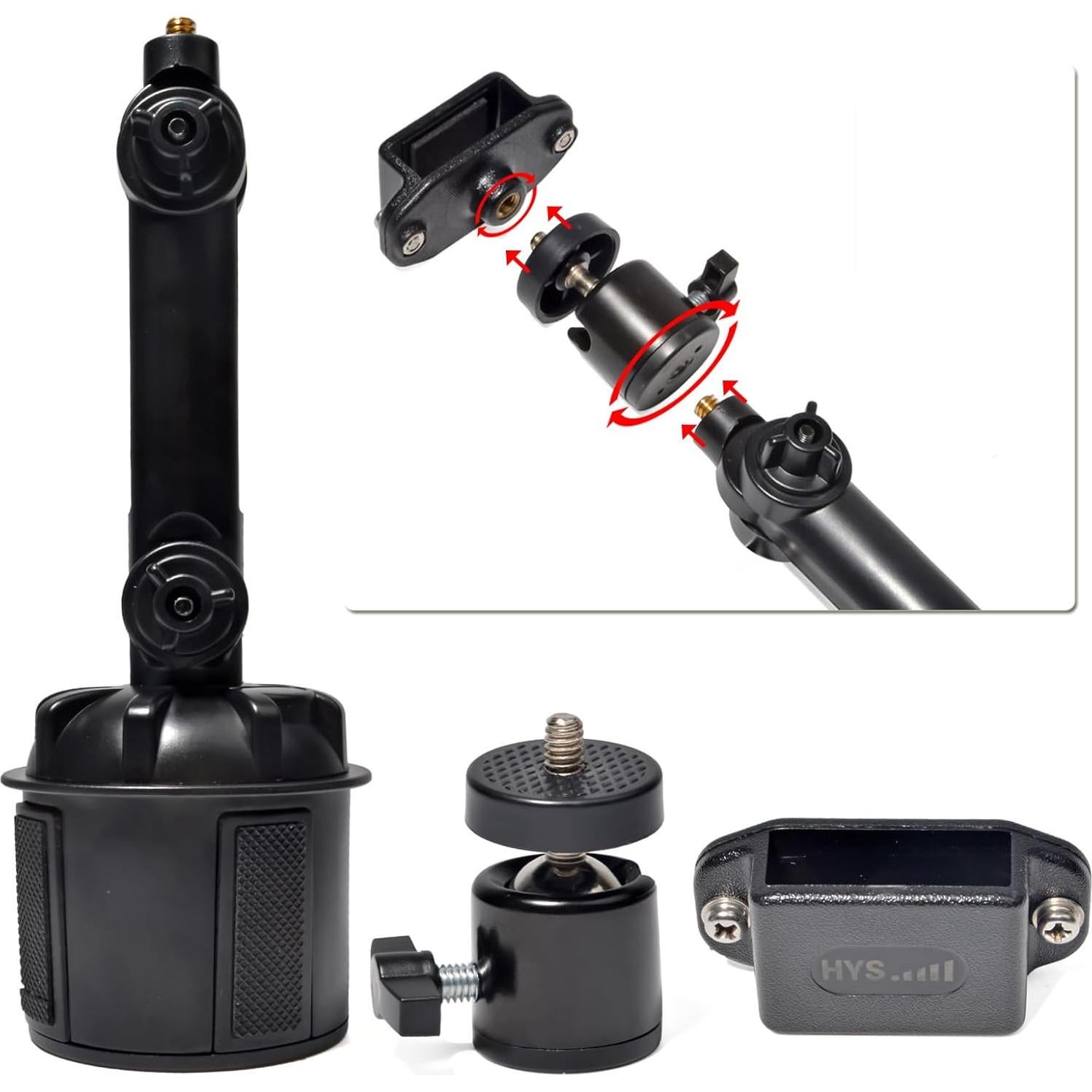 Soporte para Walkie Talkie HYS para Coche - Clip Portavasos