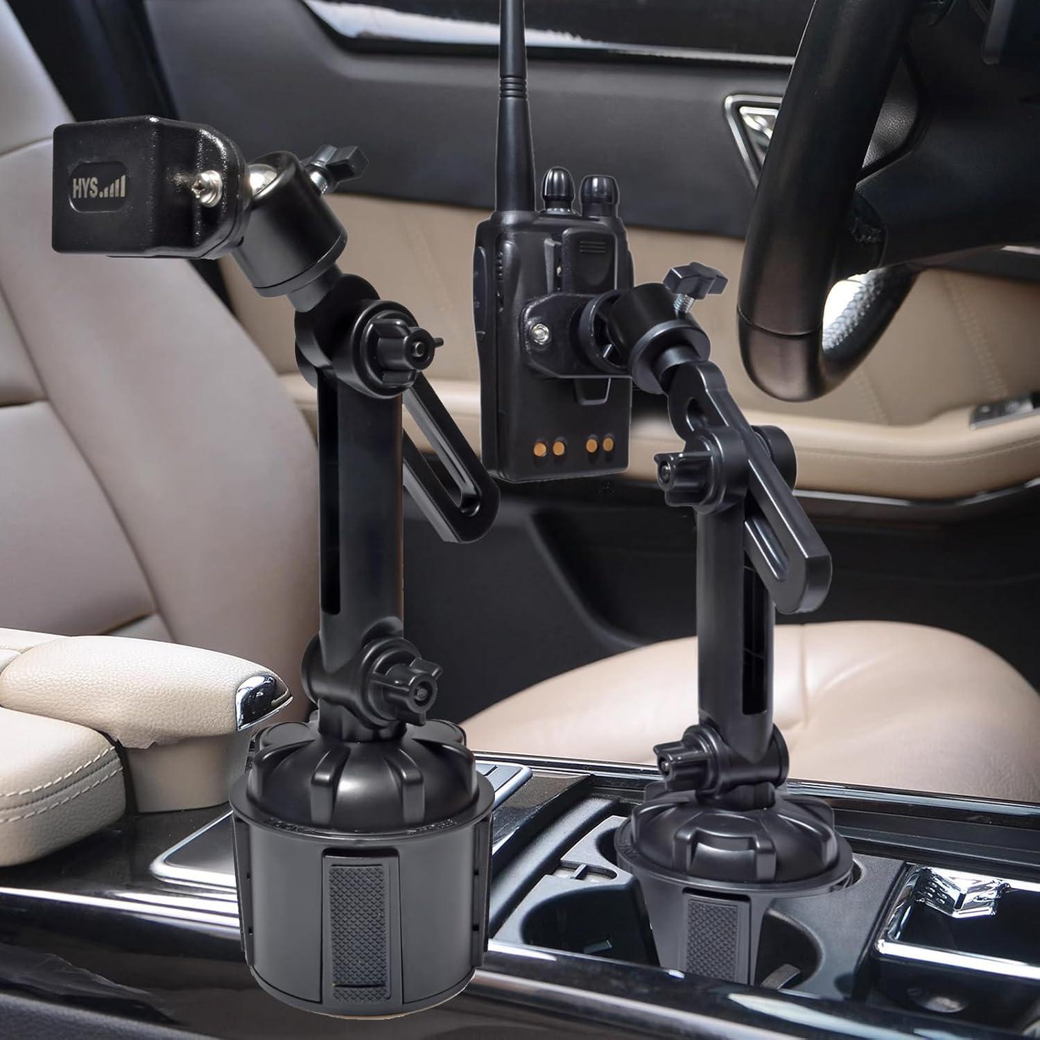 Soporte para Walkie Talkie HYS para Coche - Clip Portavasos