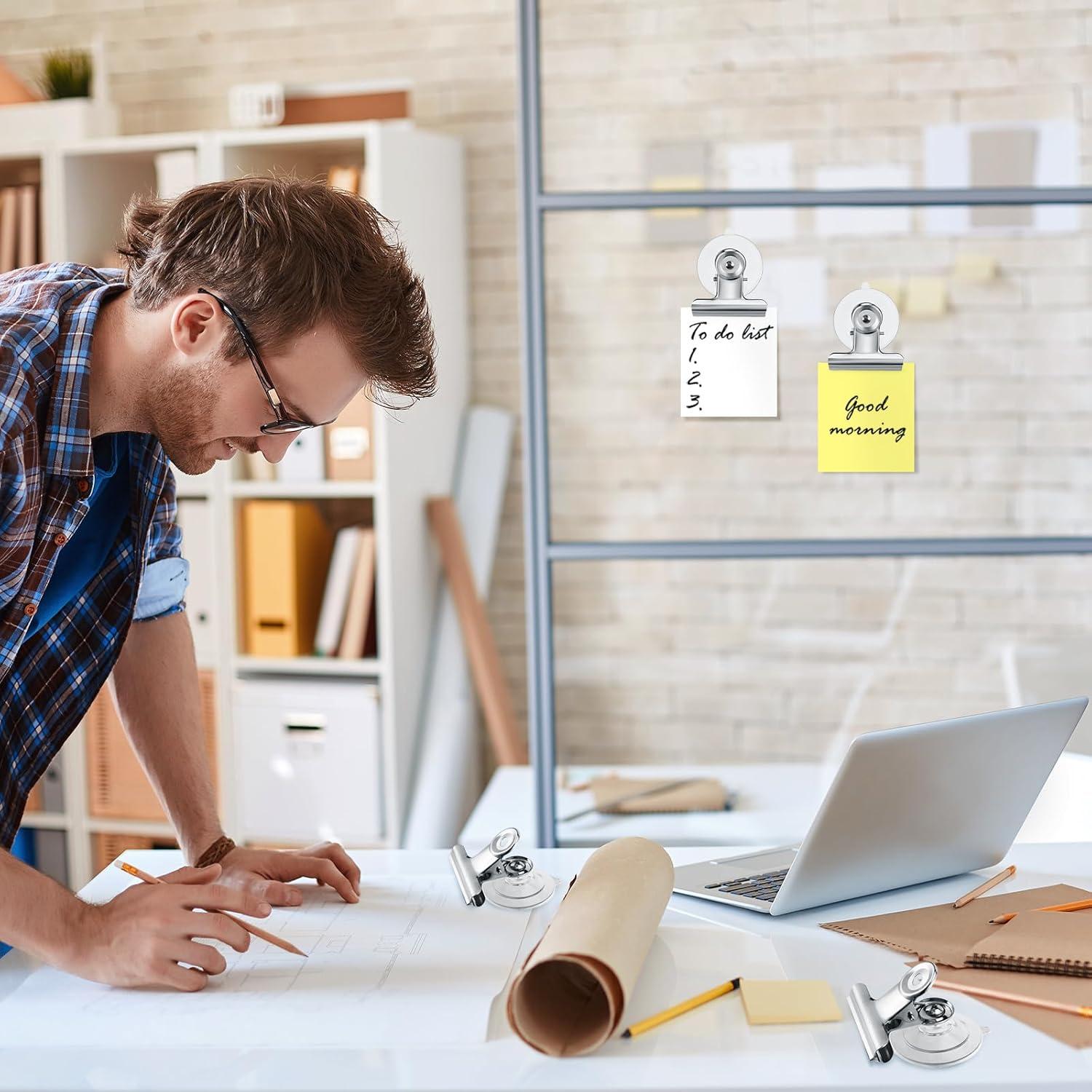 Clip de Ventosa Boao 8 Piezas Soporte de Plástico para Baño