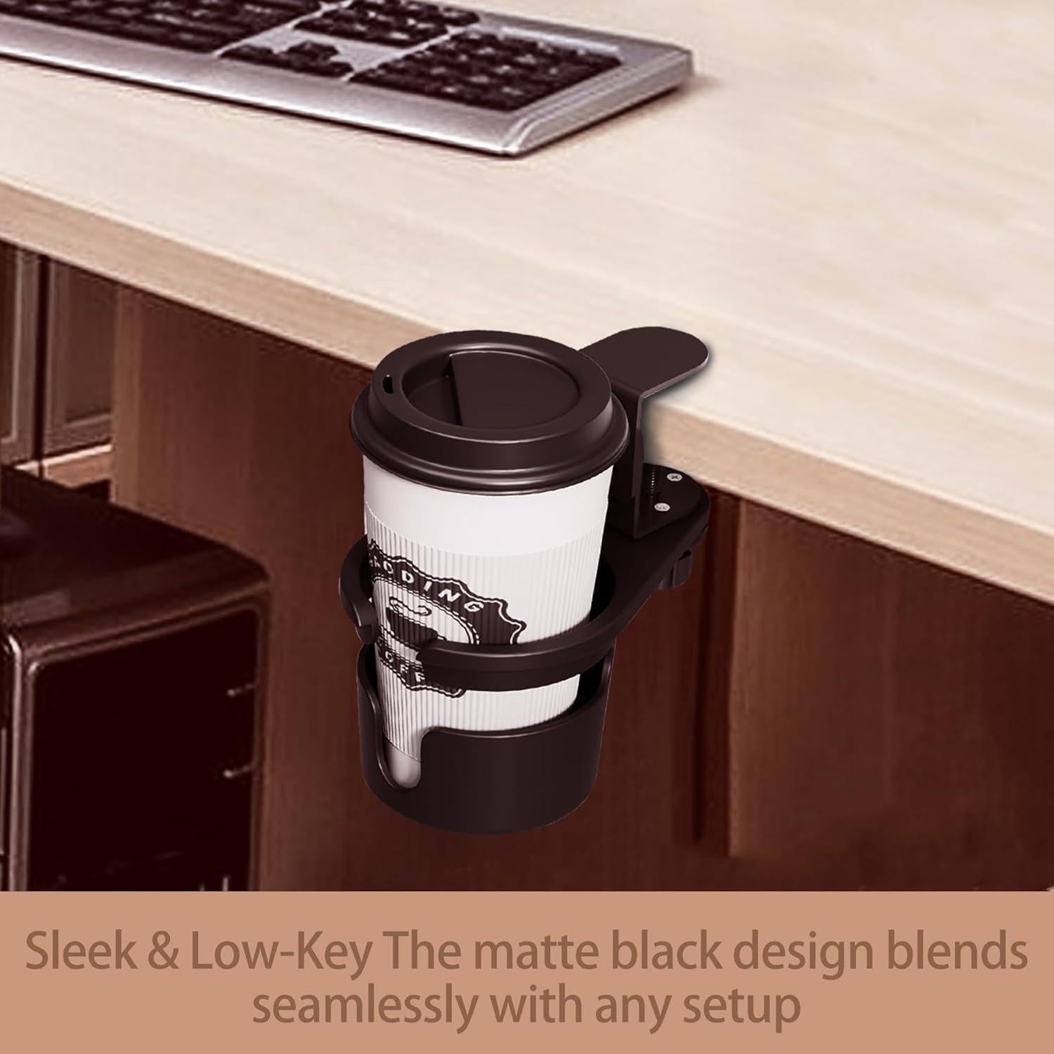 Soporte para Tazas KOXHERO con Abrazadera Ajustable 360°