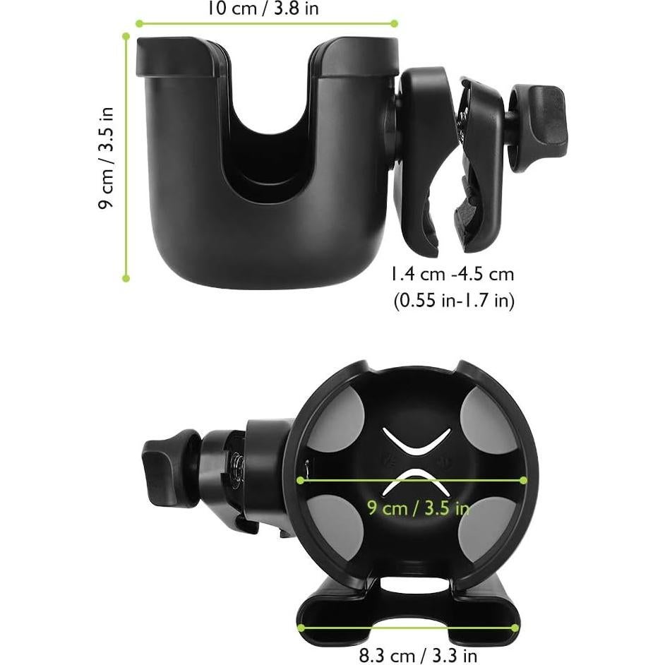 Soporte para Taza 2-en-1 Accmor para Silla de Ruedas y Andador
