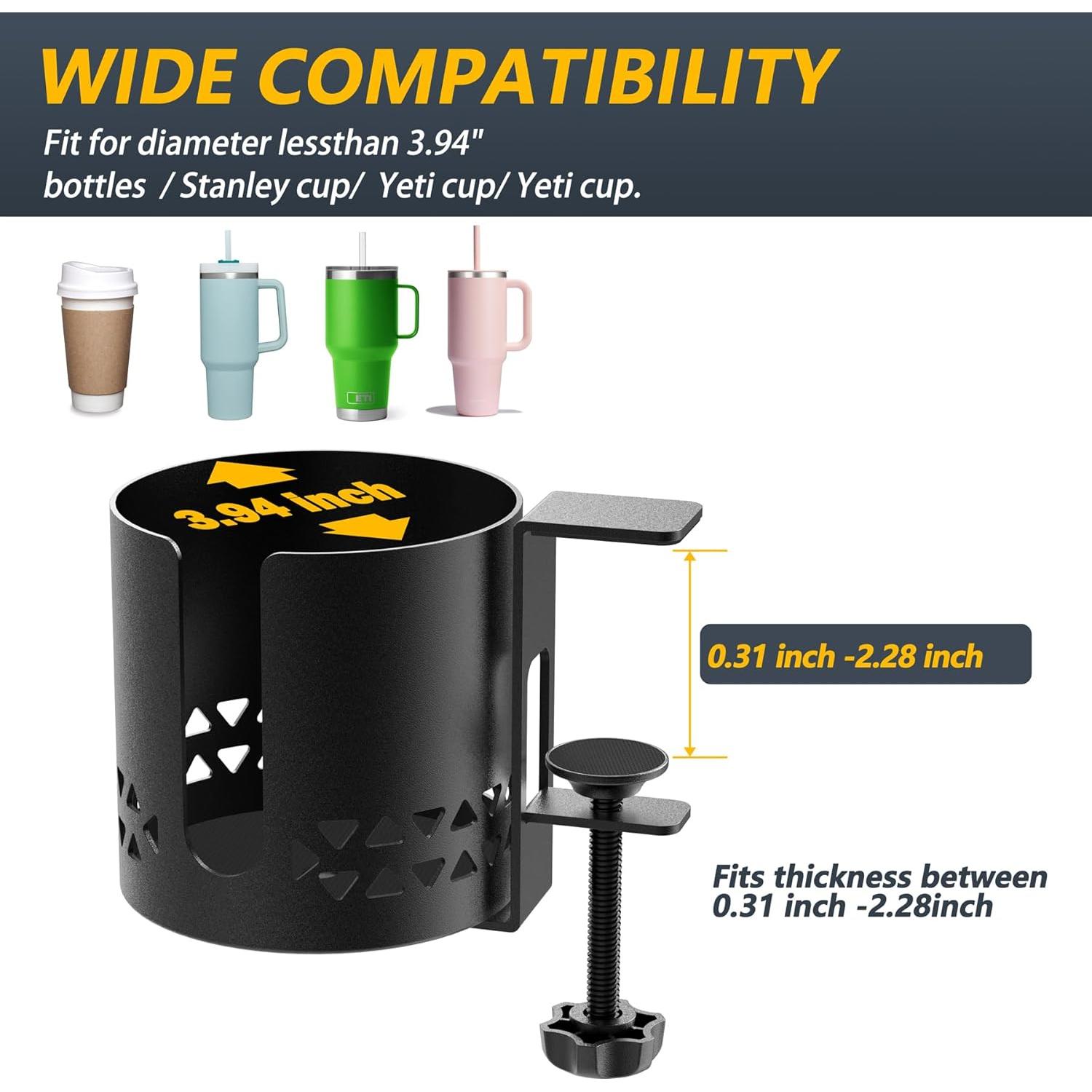 Soporte para Taza Deeper Desk Sackei Metal 10 cm Rotación 360°