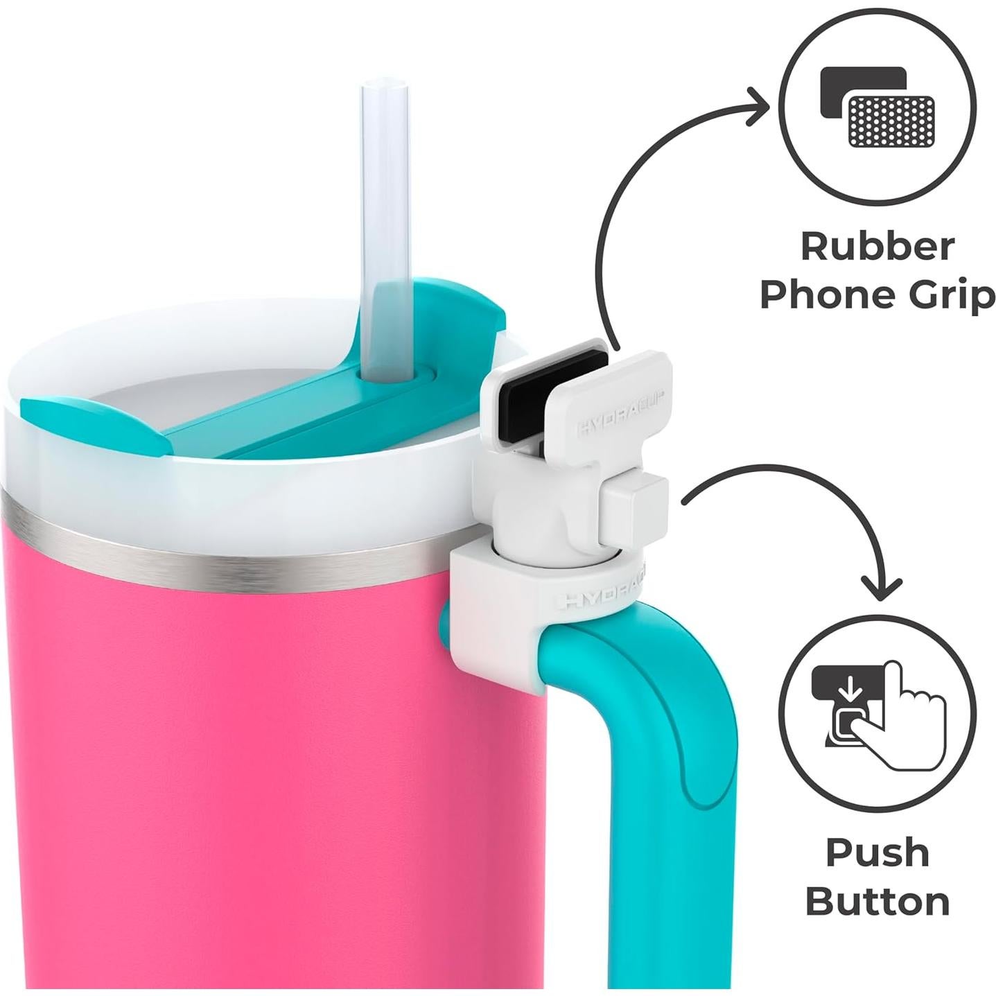 Soporte para Teléfono HydraClip Blanco - Accesorio Manos Libres