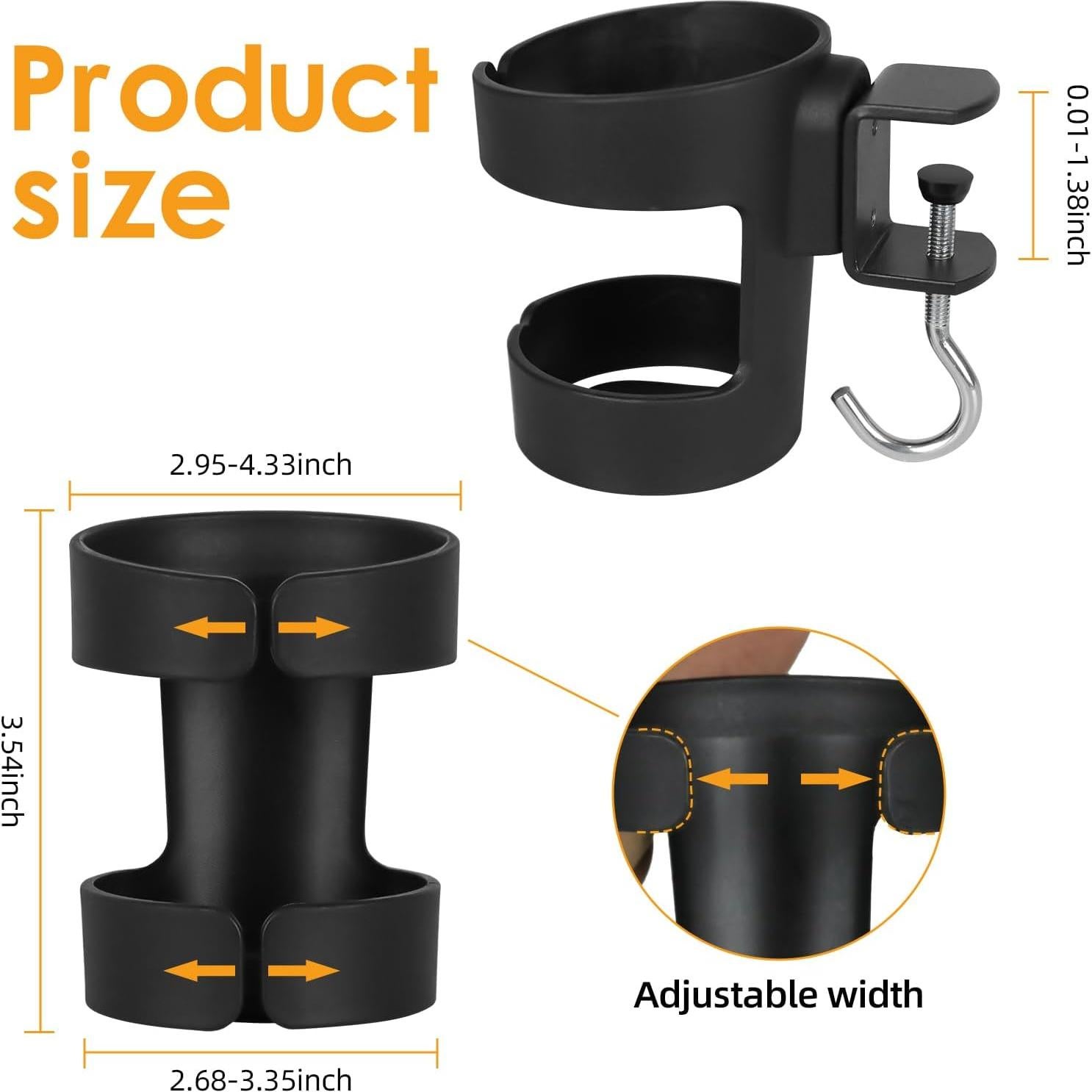 Soporte para Taza de Escritorio VEAQEE Antideslizante Ajustable