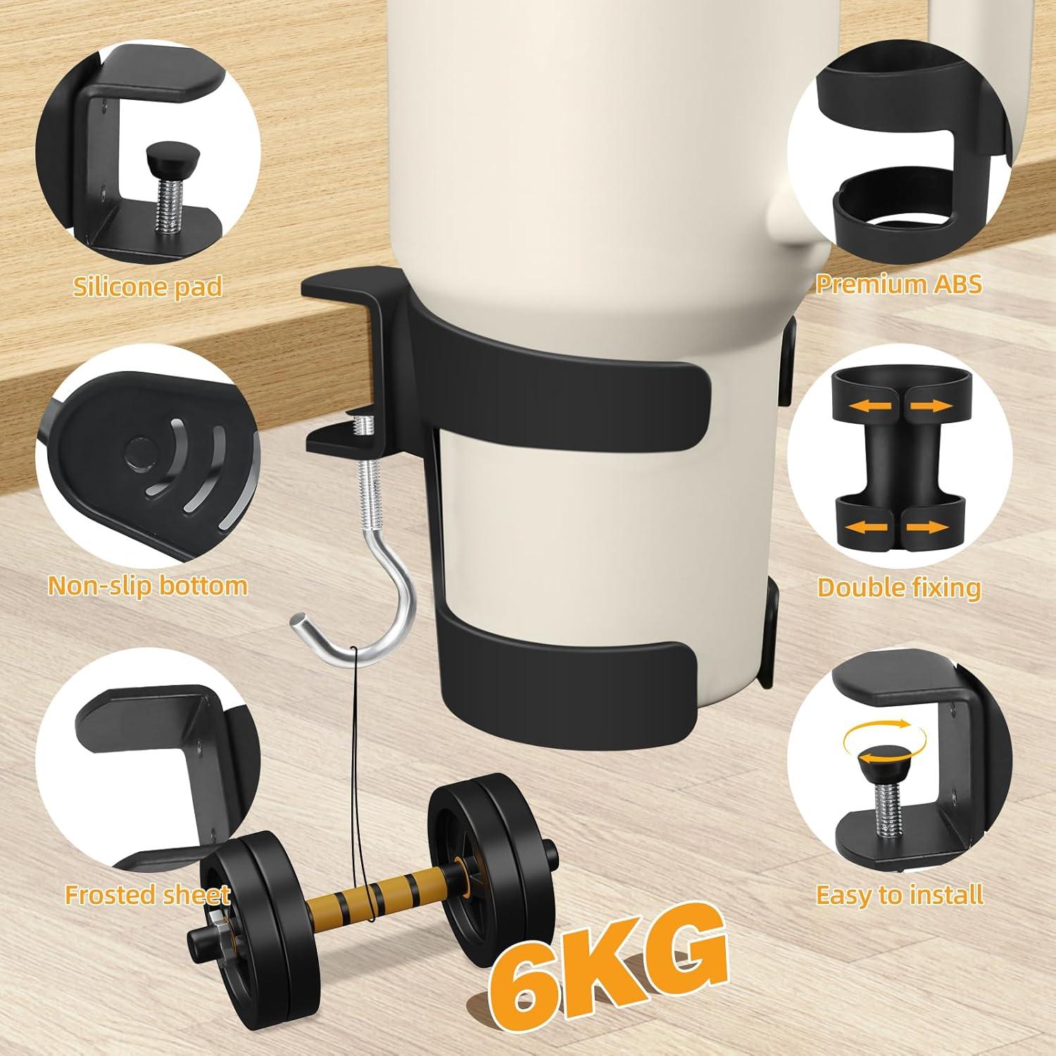 Soporte para Taza de Escritorio VEAQEE Antideslizante Ajustable