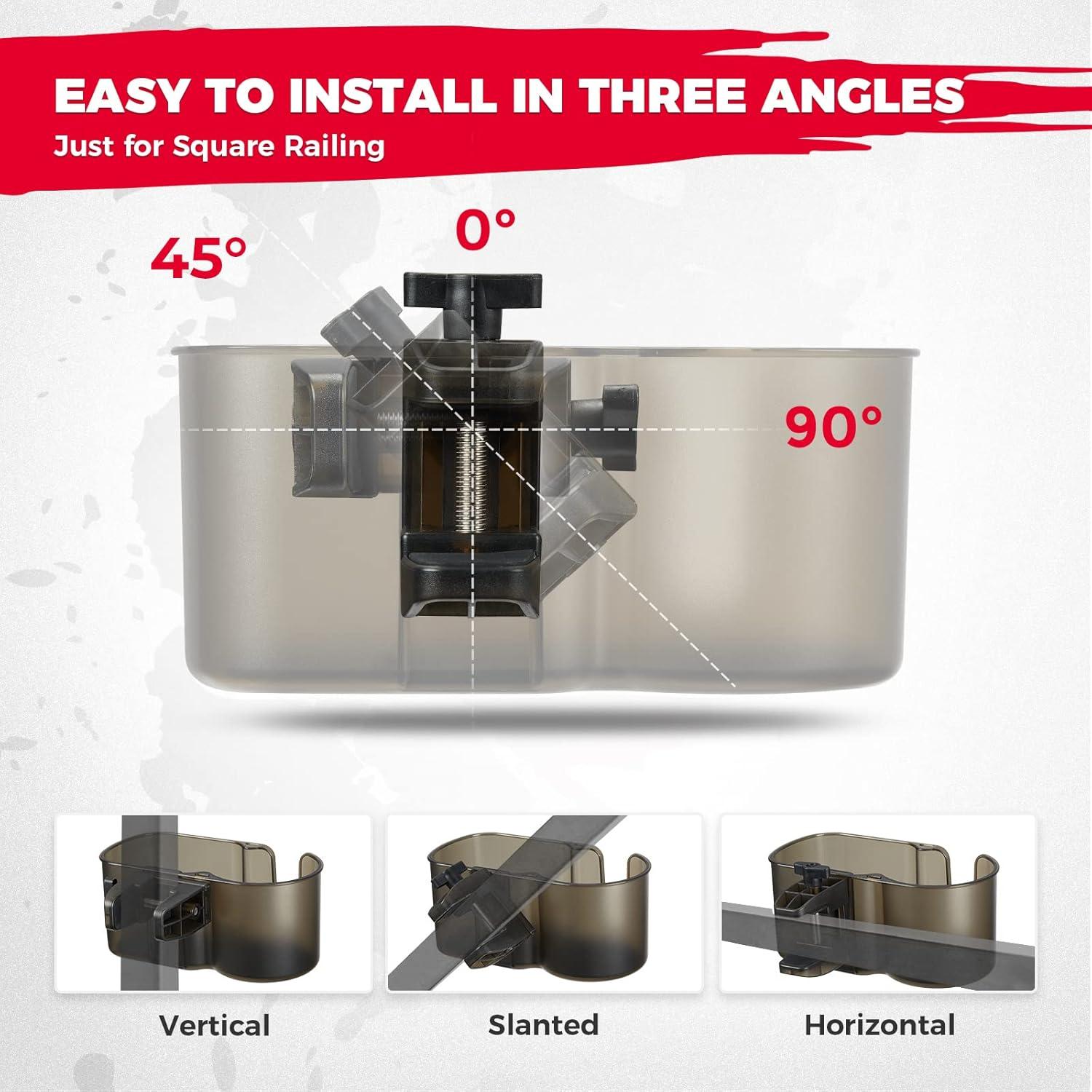 Soporte para Tazas KEMIMOTO para Escritorio y Golf - Gris
