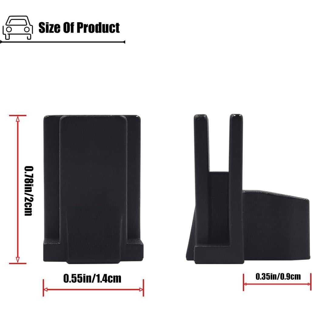 Clip Sujetador Taza Consola Central LXROAR01 Negro Compatible Chevrolet