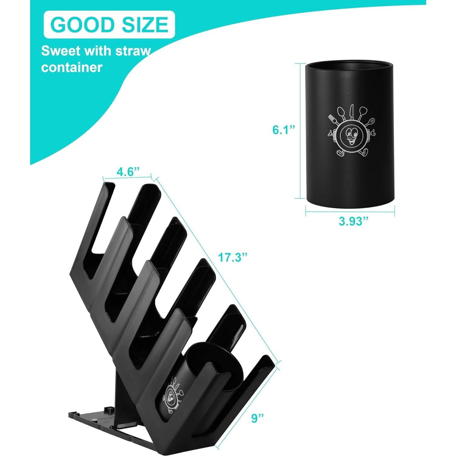 Dispensador de vasos desechables ZGT con organizador de popotes