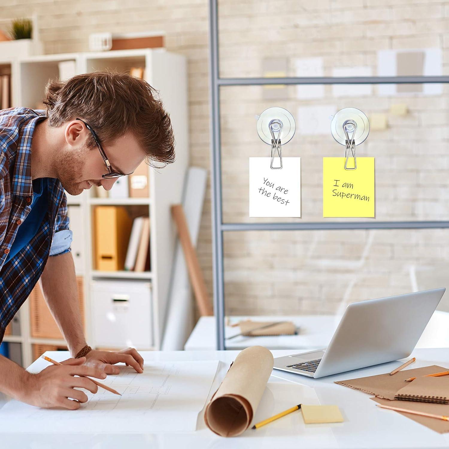 Clips de Ventosa Patelai 16 Piezas PVC Transparente 4.5 cm