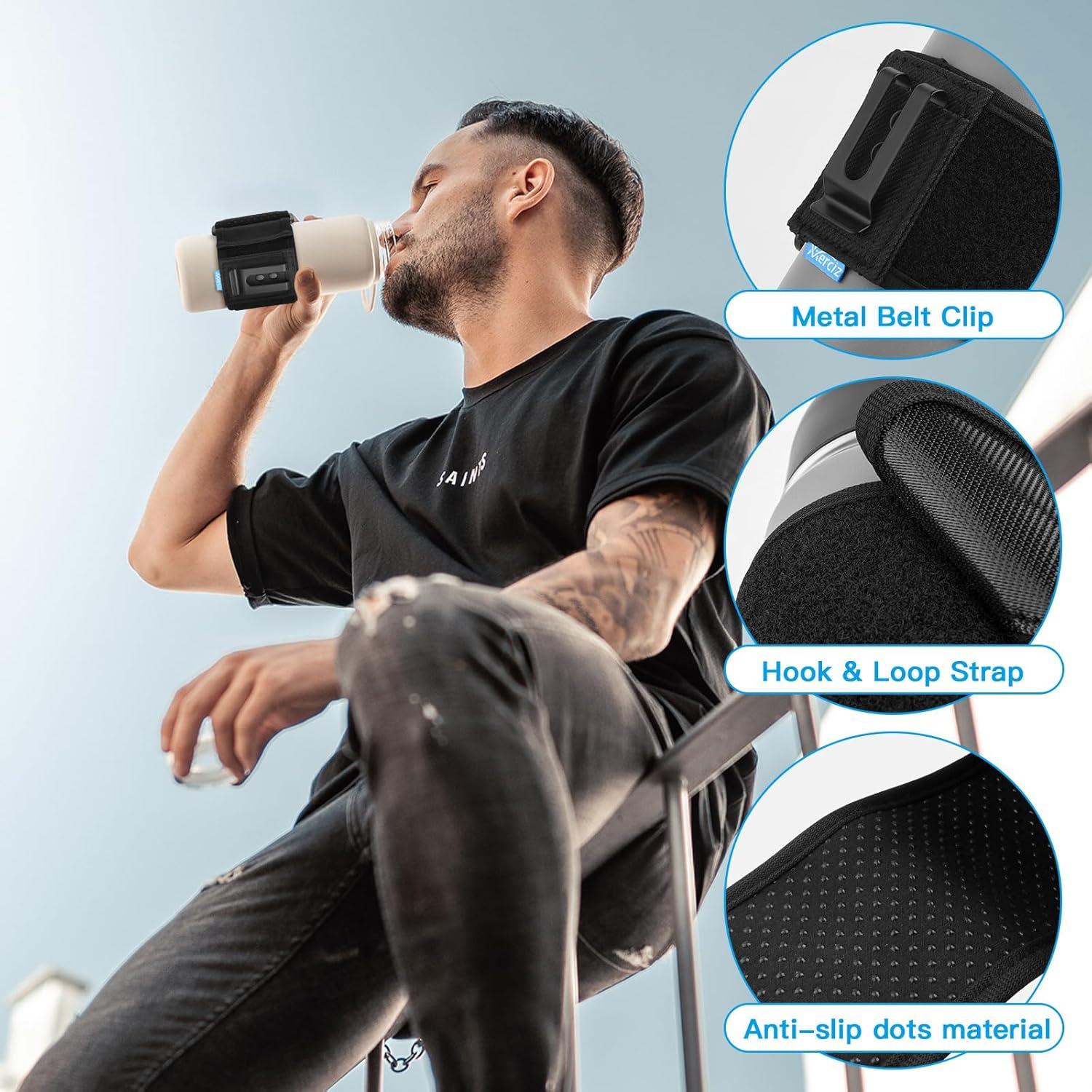 Soporte para Botellas de Agua Xxerciz con Correa Ajustable