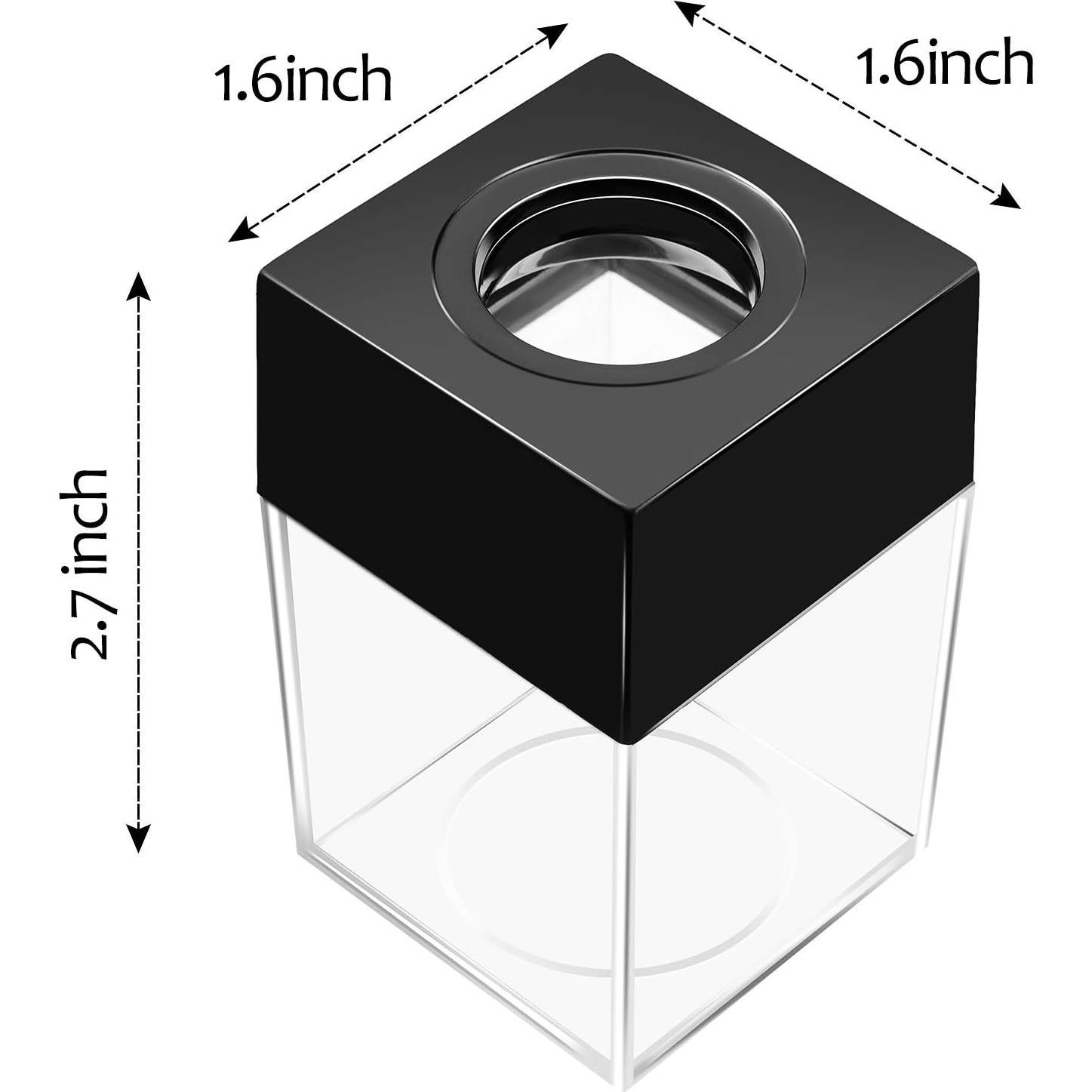 Soporte Dispensador de Clips Magnéticos Outus 4 Piezas Negro
