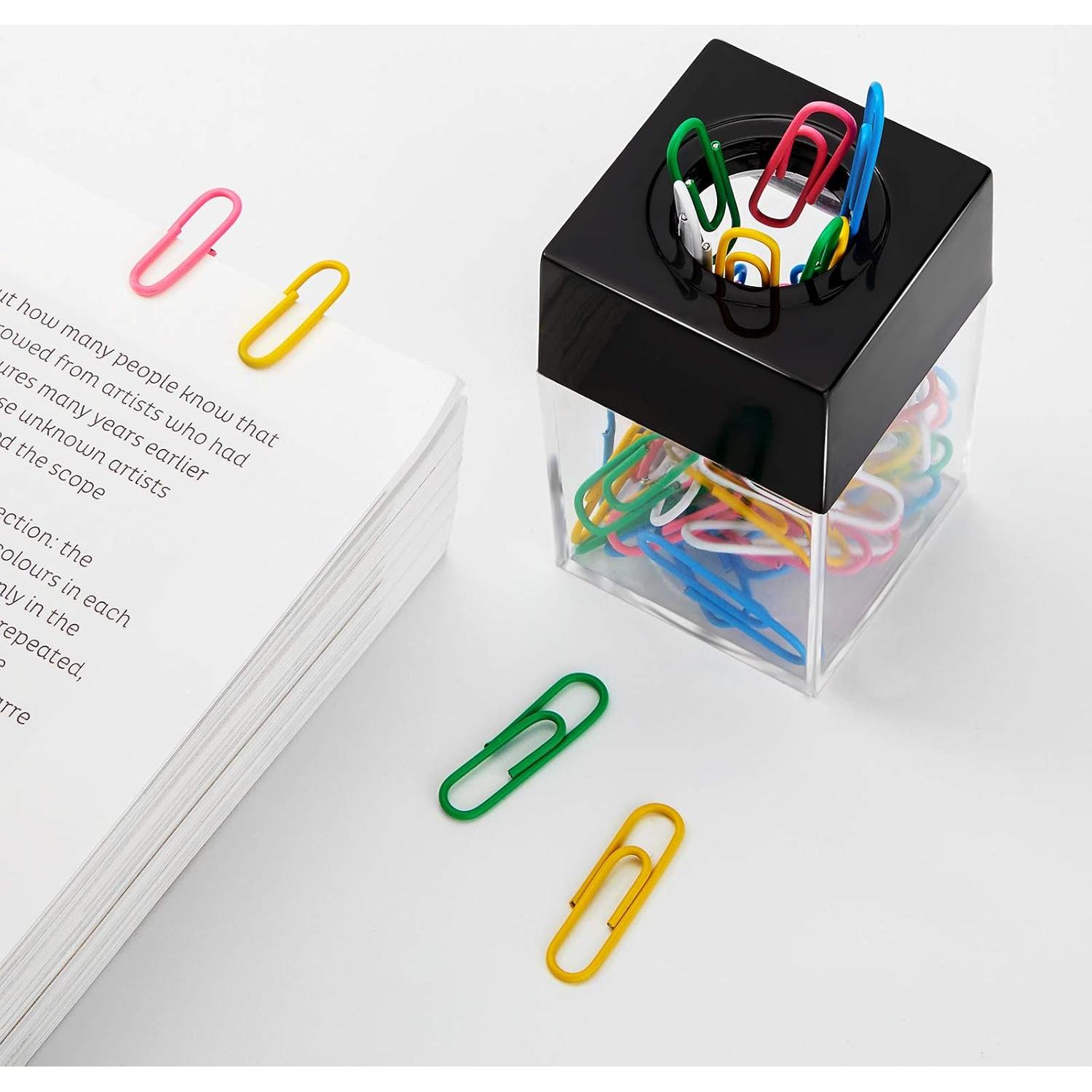 Soporte Dispensador de Clips Magnéticos Outus 4 Piezas Negro