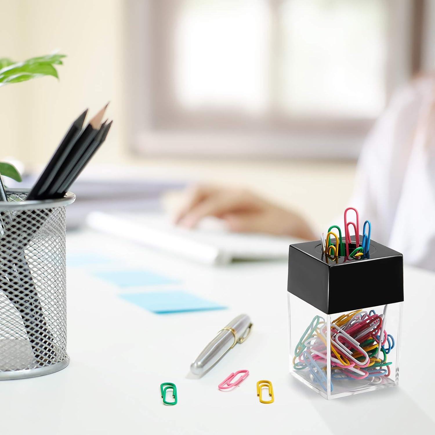 Soporte Dispensador de Clips Magnéticos Outus 4 Piezas Negro