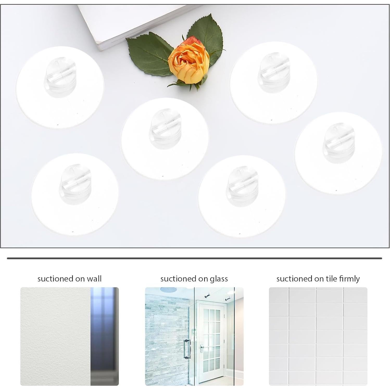 12 Ventosas de Cable DECHOUS 4.3 cm para Organización del Hogar