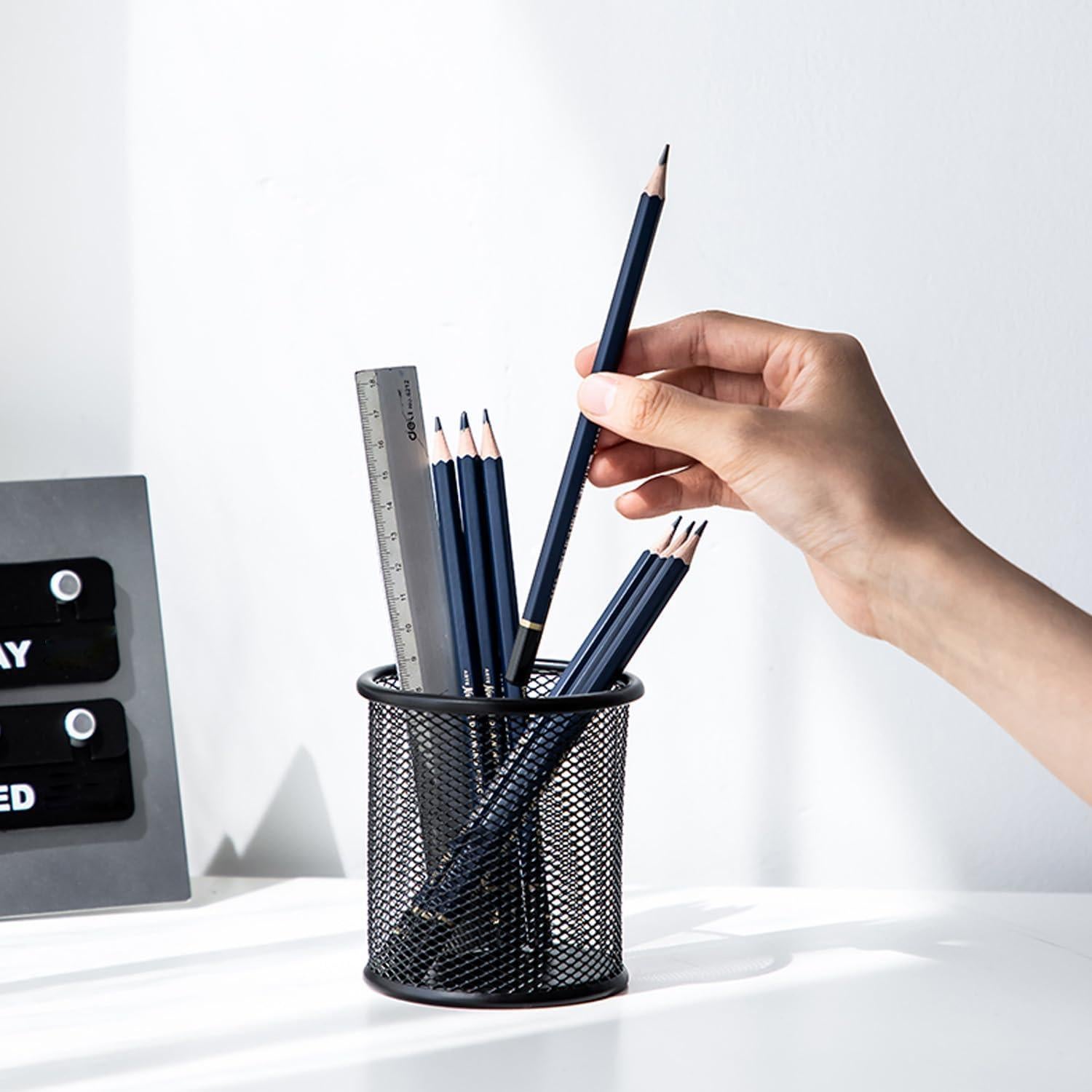 Soporte para bolígrafos AYANICA Rosa de malla 9.9 cm