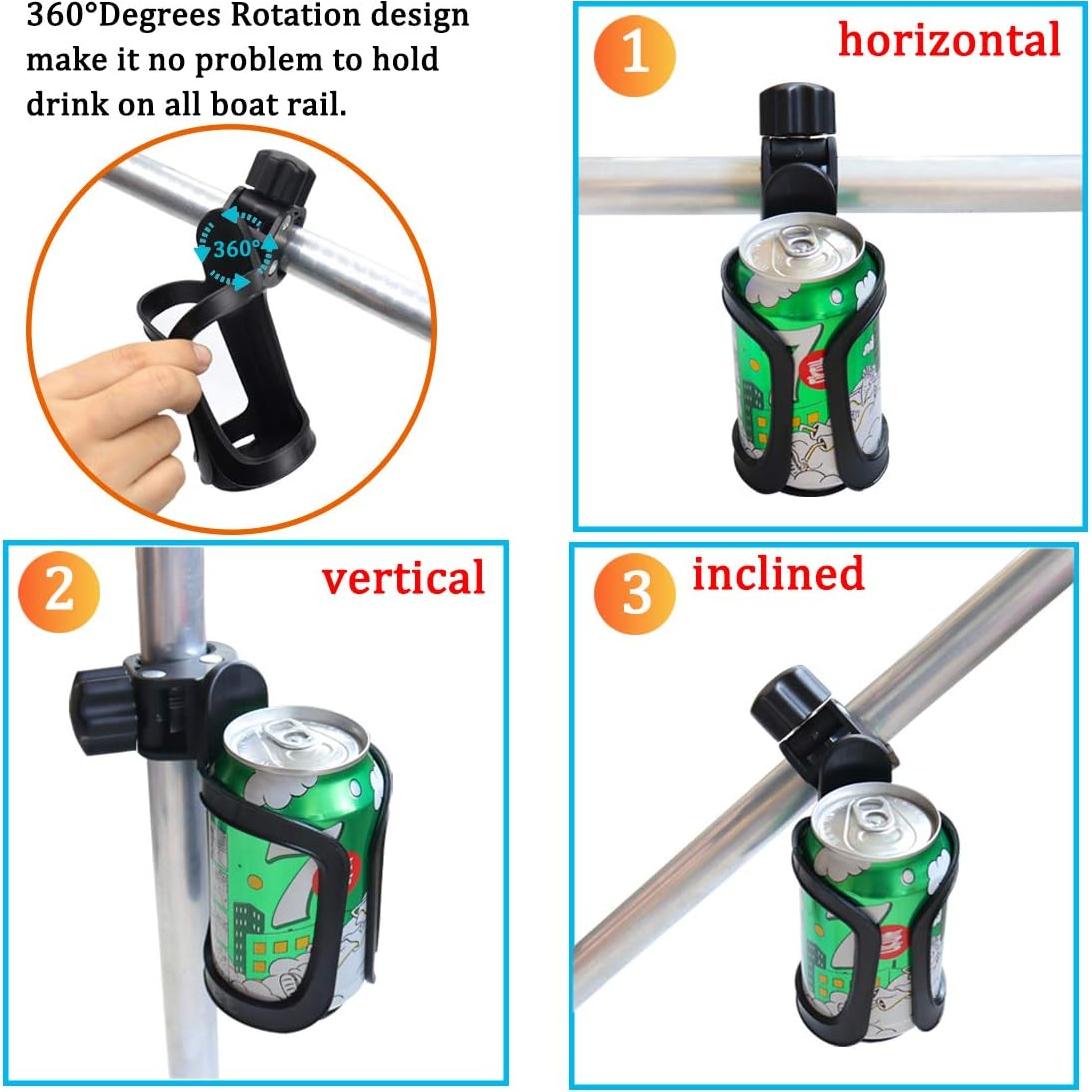 Soporte para Tazas de Barco Boaton, Antideslizante, Negro