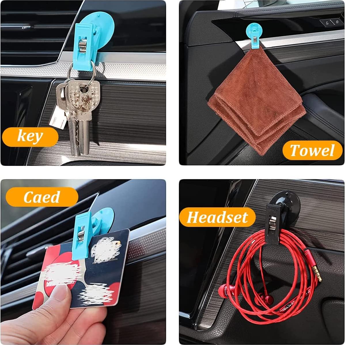 Clip de Billetes con Ventosa BELOMI 2 Pcs Negro