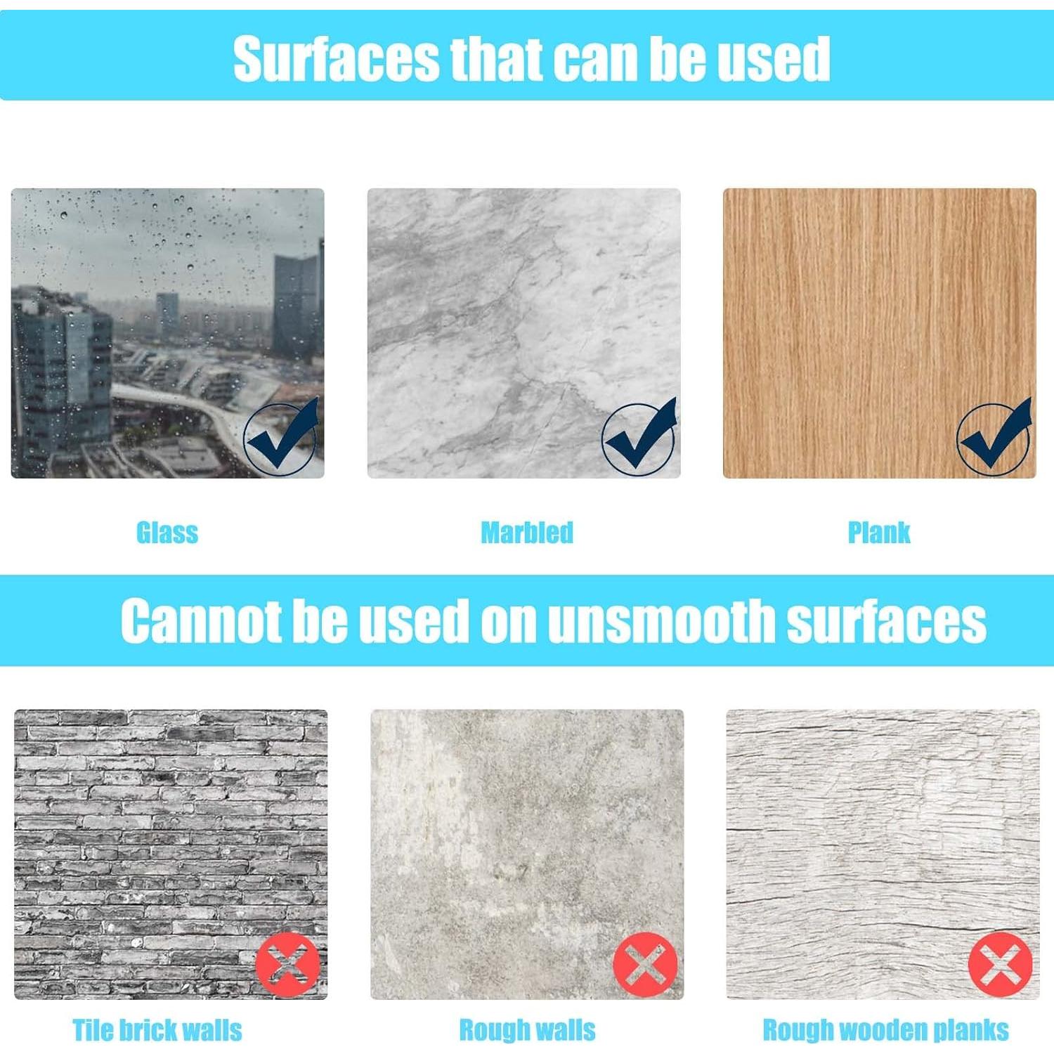 12 Clips de Ventosa de Plástico Sankoly para Ventana Cristal