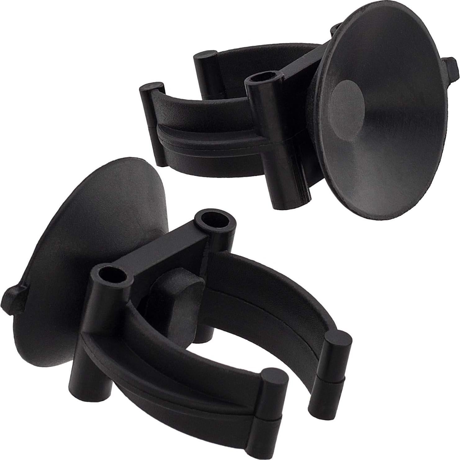 OIIKI 10 Ventosas para Calentador de Acuario con Clips - Negro