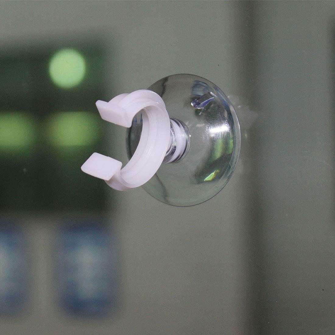 Clips de Ventosa para Tubos de Aire Acuario uxcell 17mm 12Pcs