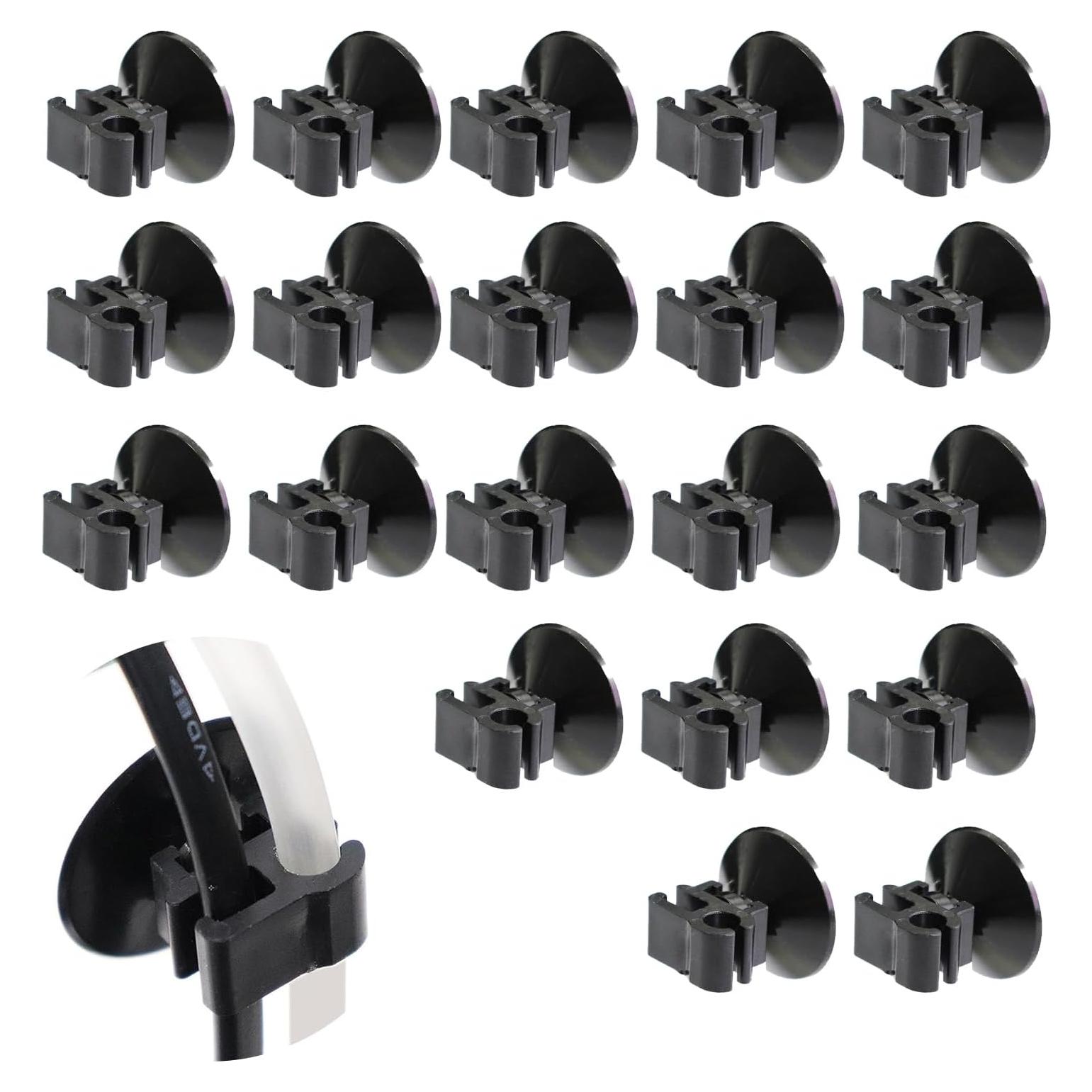 20 Piezas Clip de Ventosa para Acuario MP2 MINGPIN 2.8cm