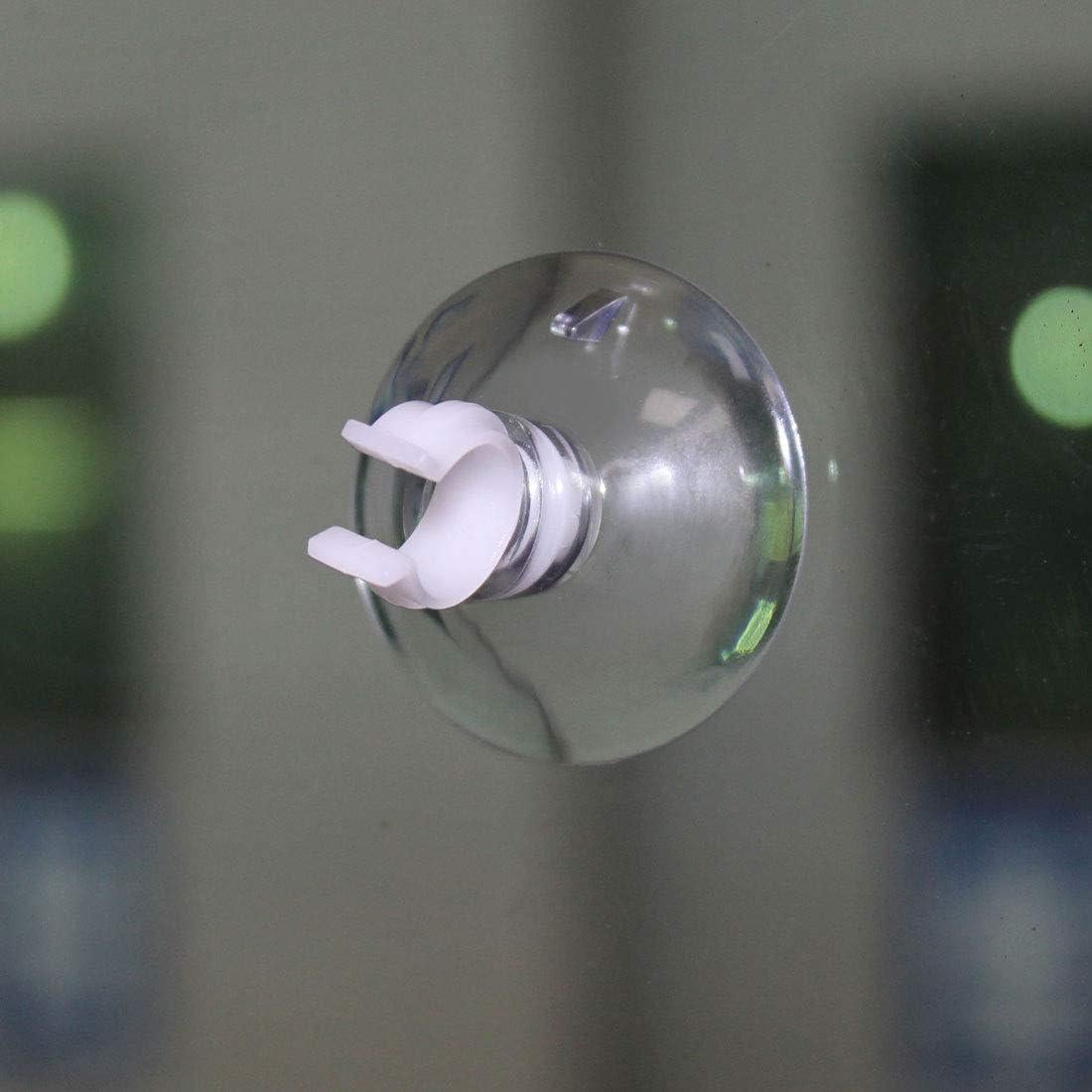 Clips de Ventosa para Tubos de Aire Acuario uxcell 10mm 6Pcs