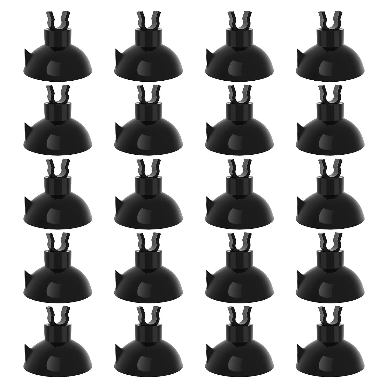 Pinzas de Ventosa Pawfly para Tubos de Aire 3/16" ID - Paquete de 20