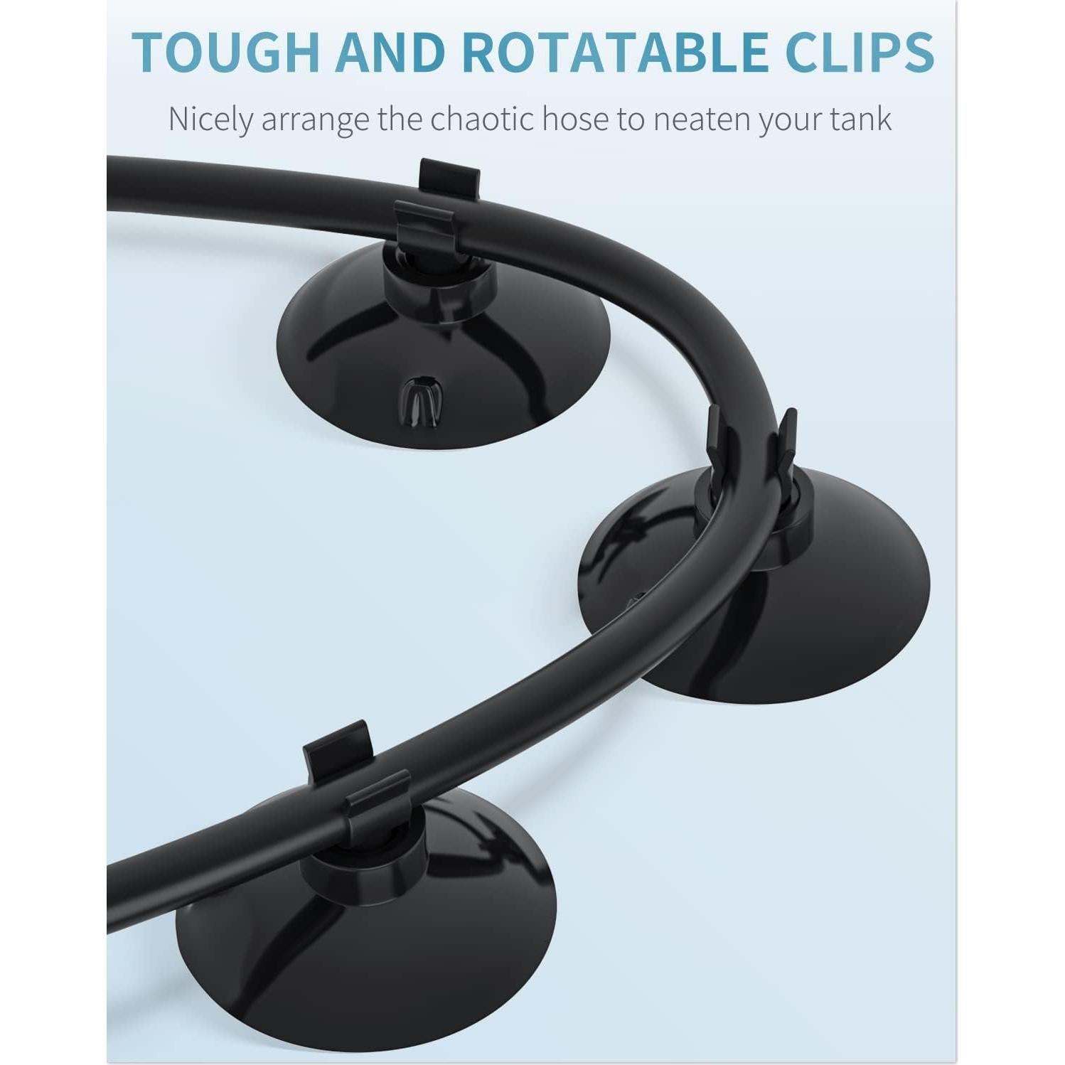 Pinzas de Ventosa Pawfly para Tubos de Aire 3/16" ID - Paquete de 20