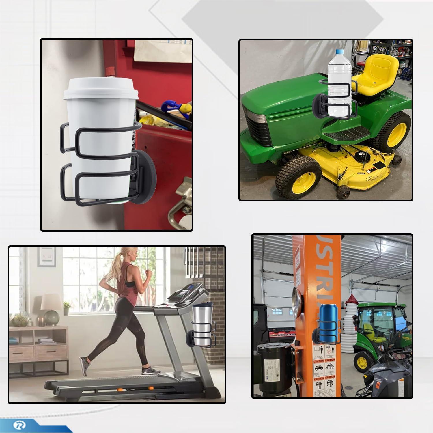 Soporte Magnético para Tazas RARAYC 2 Pcs Negro Antideslizante